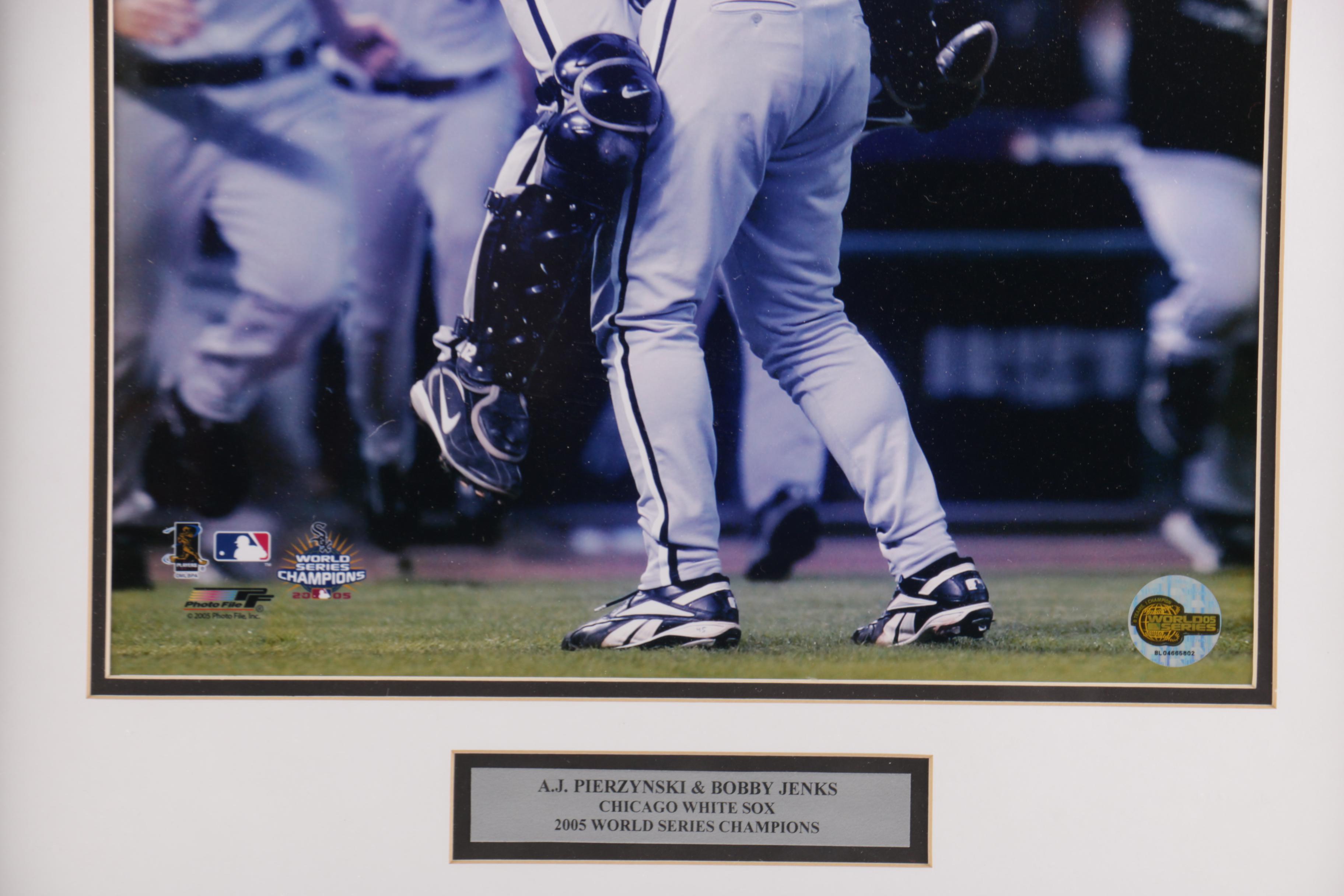 A. J. Pierzynski and Bobby Jenks Signed Photograph