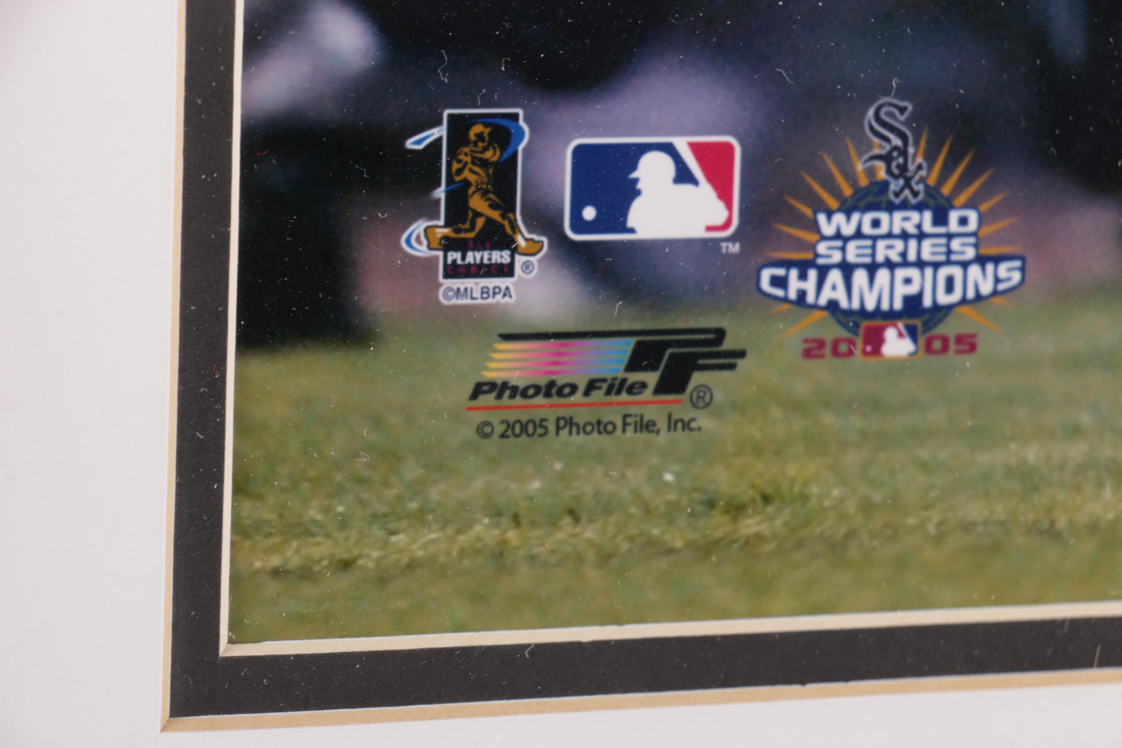 A. J. Pierzynski and Bobby Jenks Signed Photograph