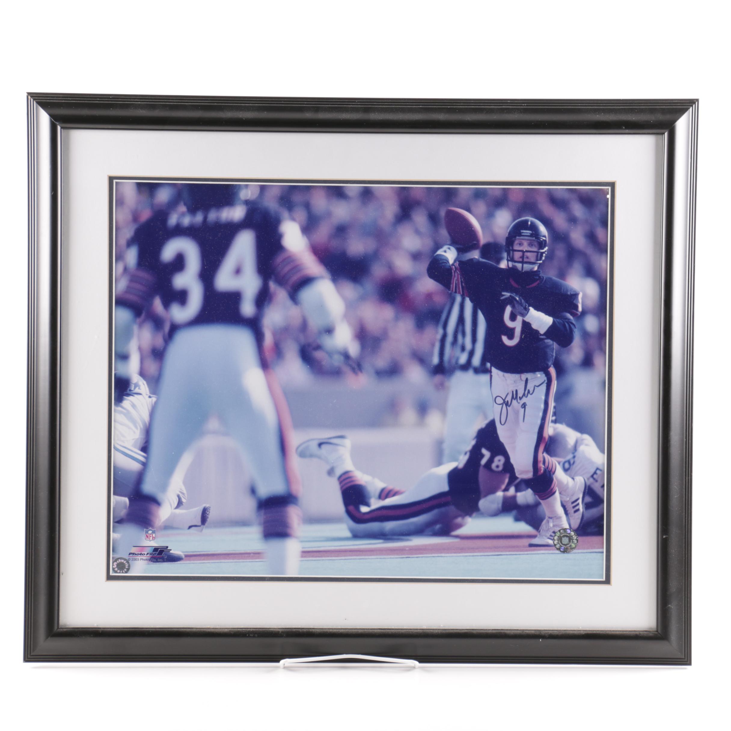Signed Jim McMahon Photograph