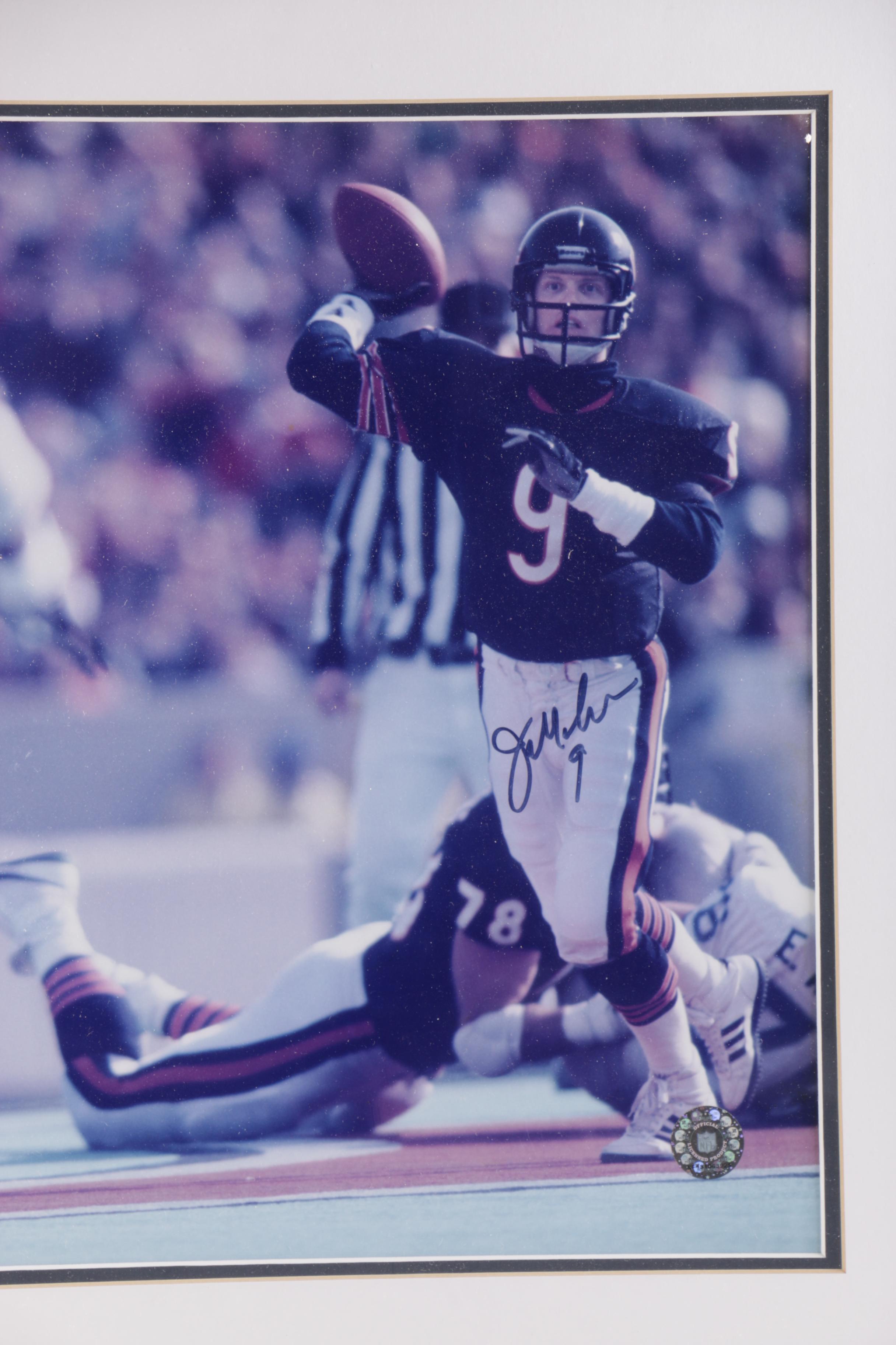 Signed Jim McMahon Photograph