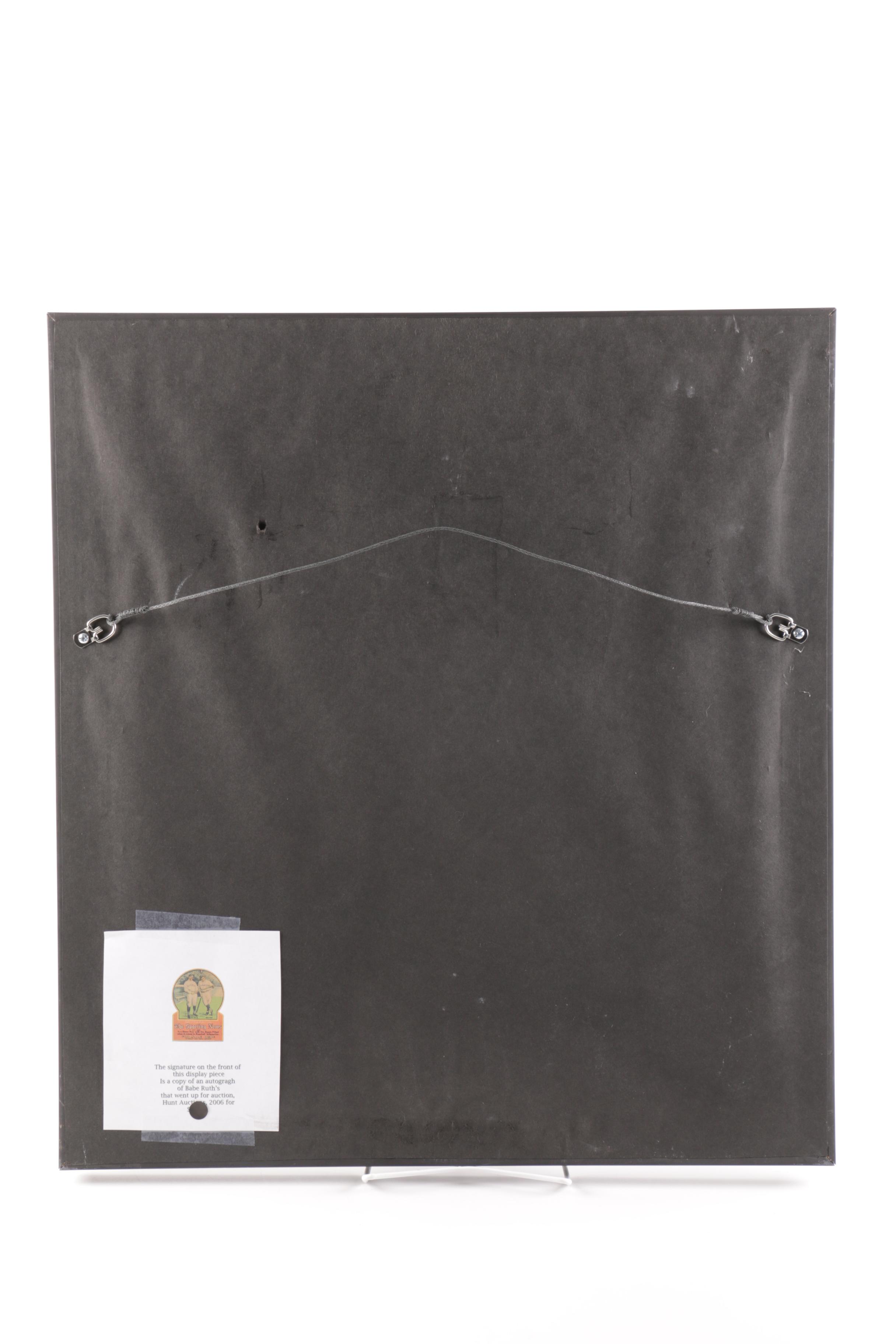 Babe Ruth Photograph