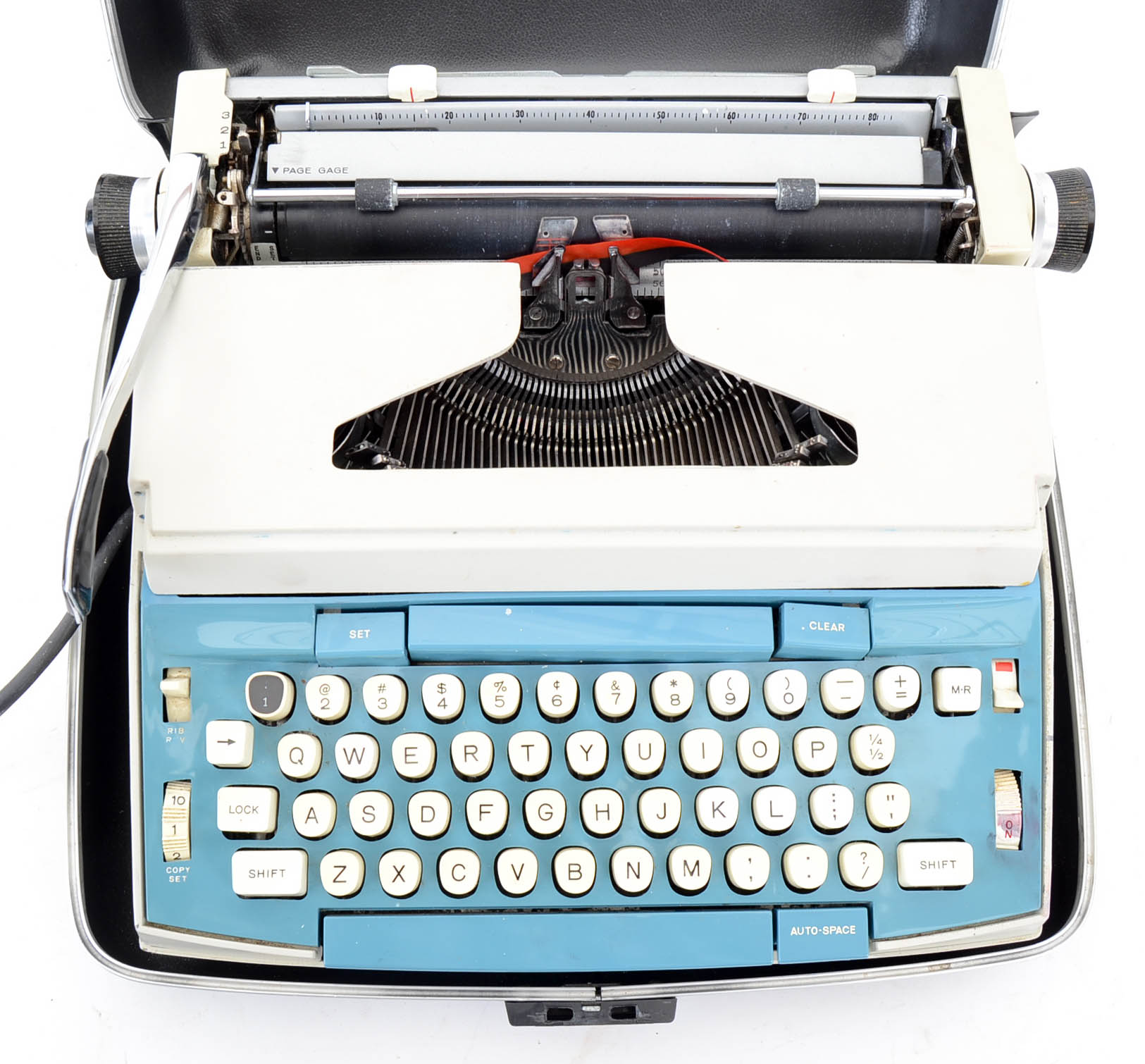 Vintage Manual JC Penny Electric Typewriter and Case