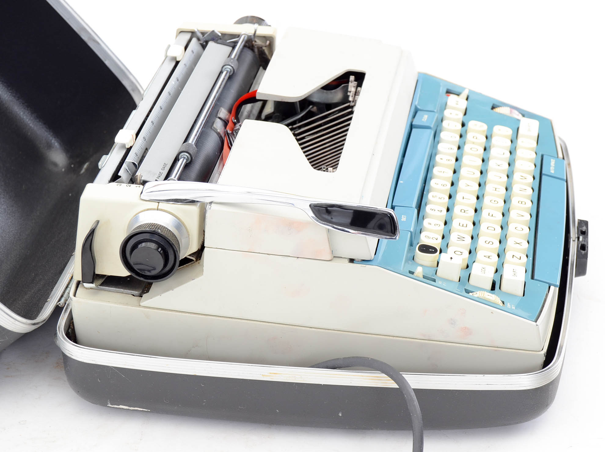 Vintage Manual JC Penny Electric Typewriter and Case