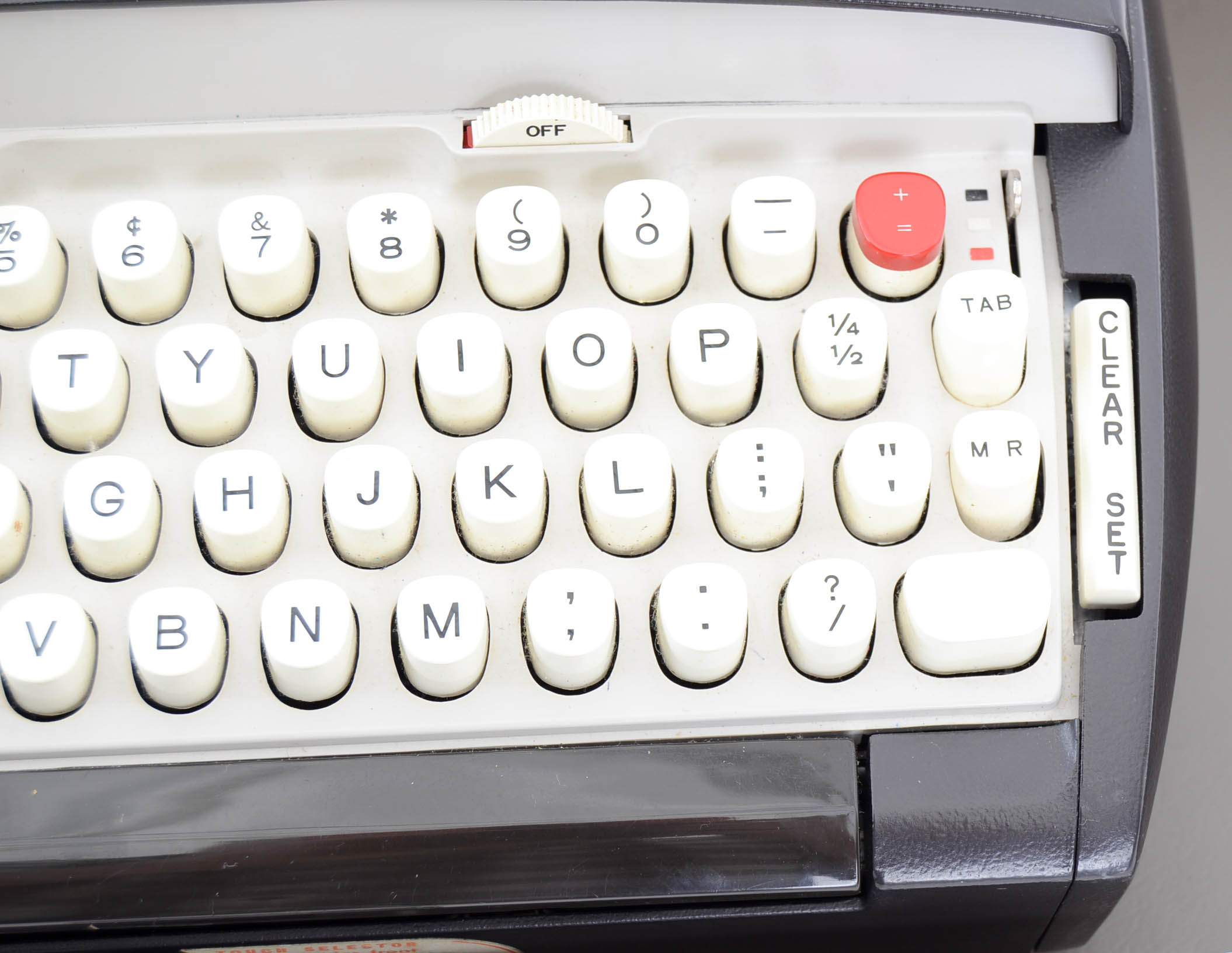 Vintage Manual Sears Electric Typewriter and Case