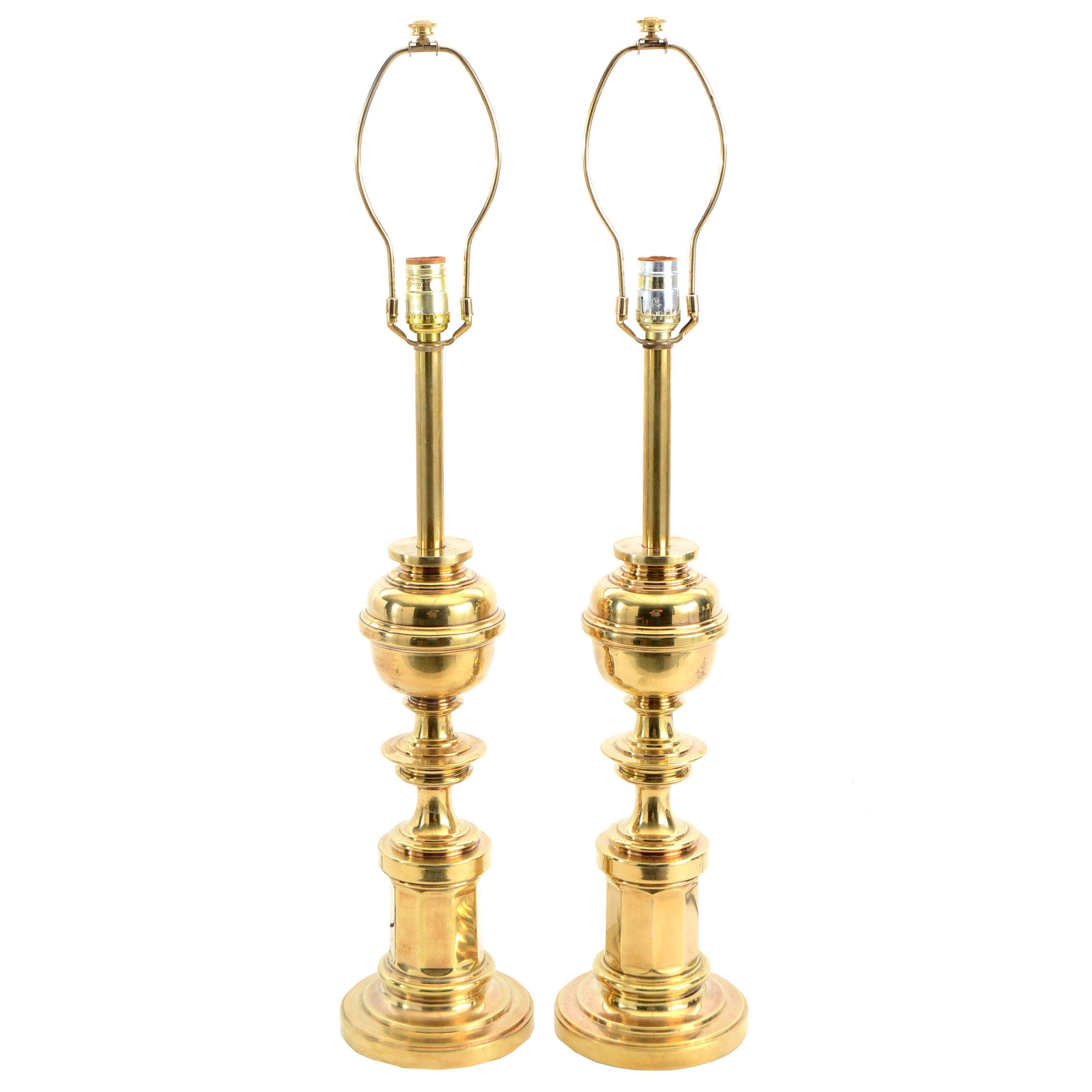 Pair of Stiffel Brass Table Lamps
