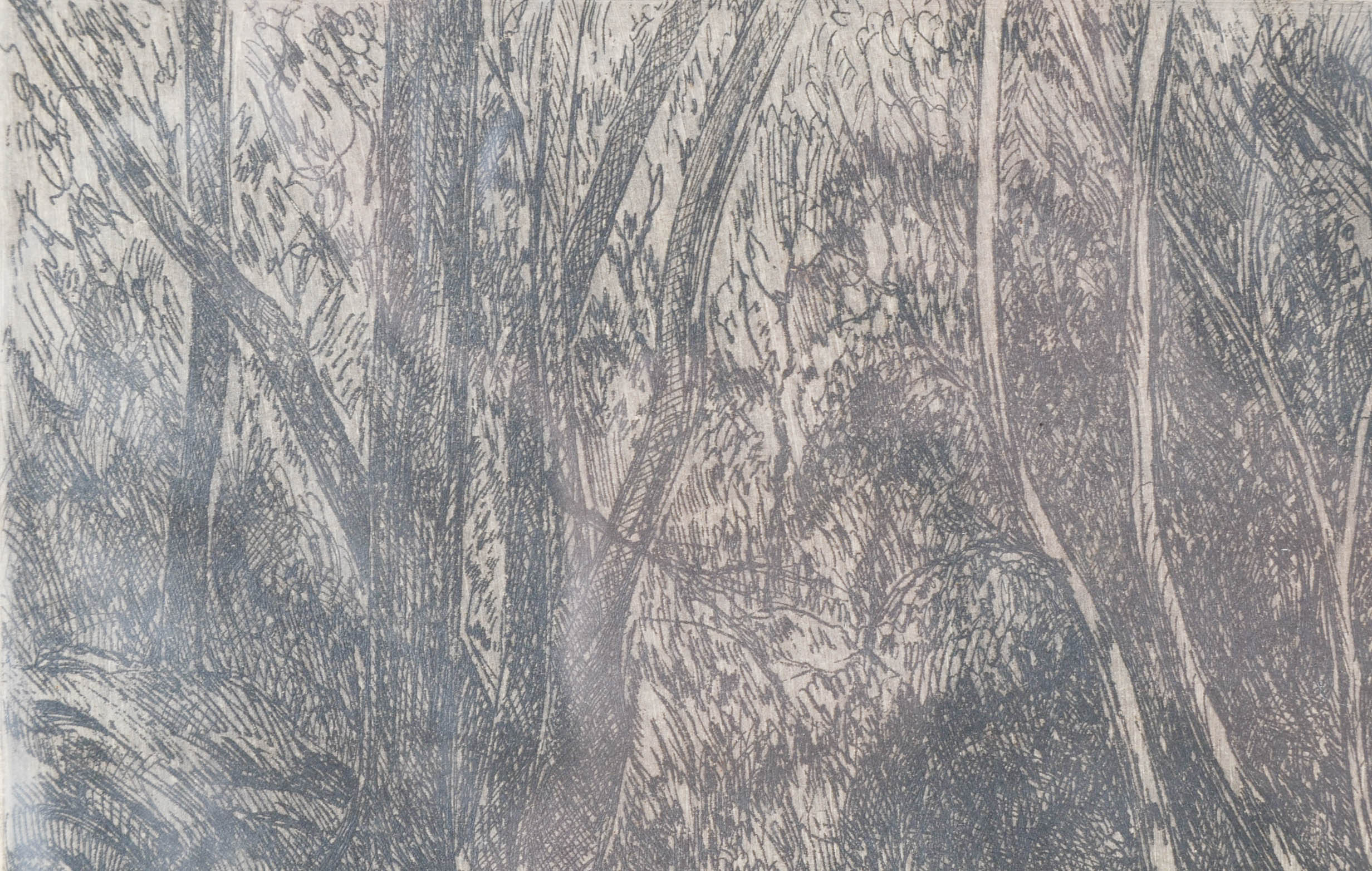 Joseph Osterberger 1928 Signed Etching Landscape