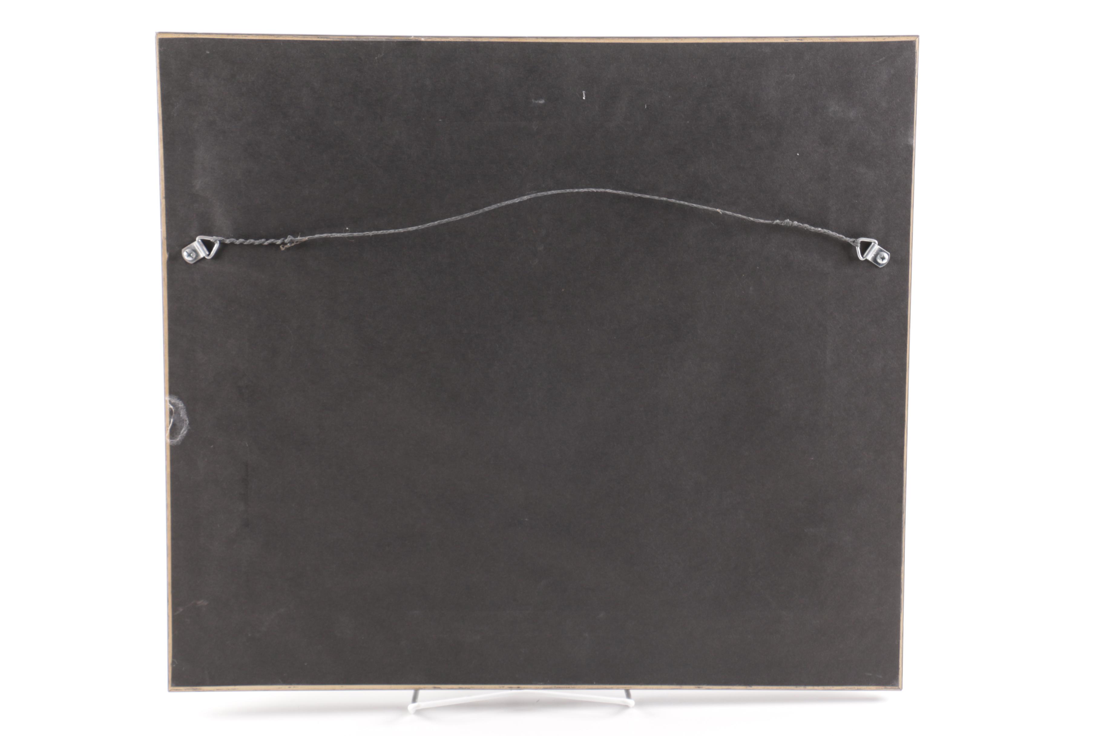 Ty Cobb, Bobby Jones, Grantland Rice, and John Farrell Framed Photo