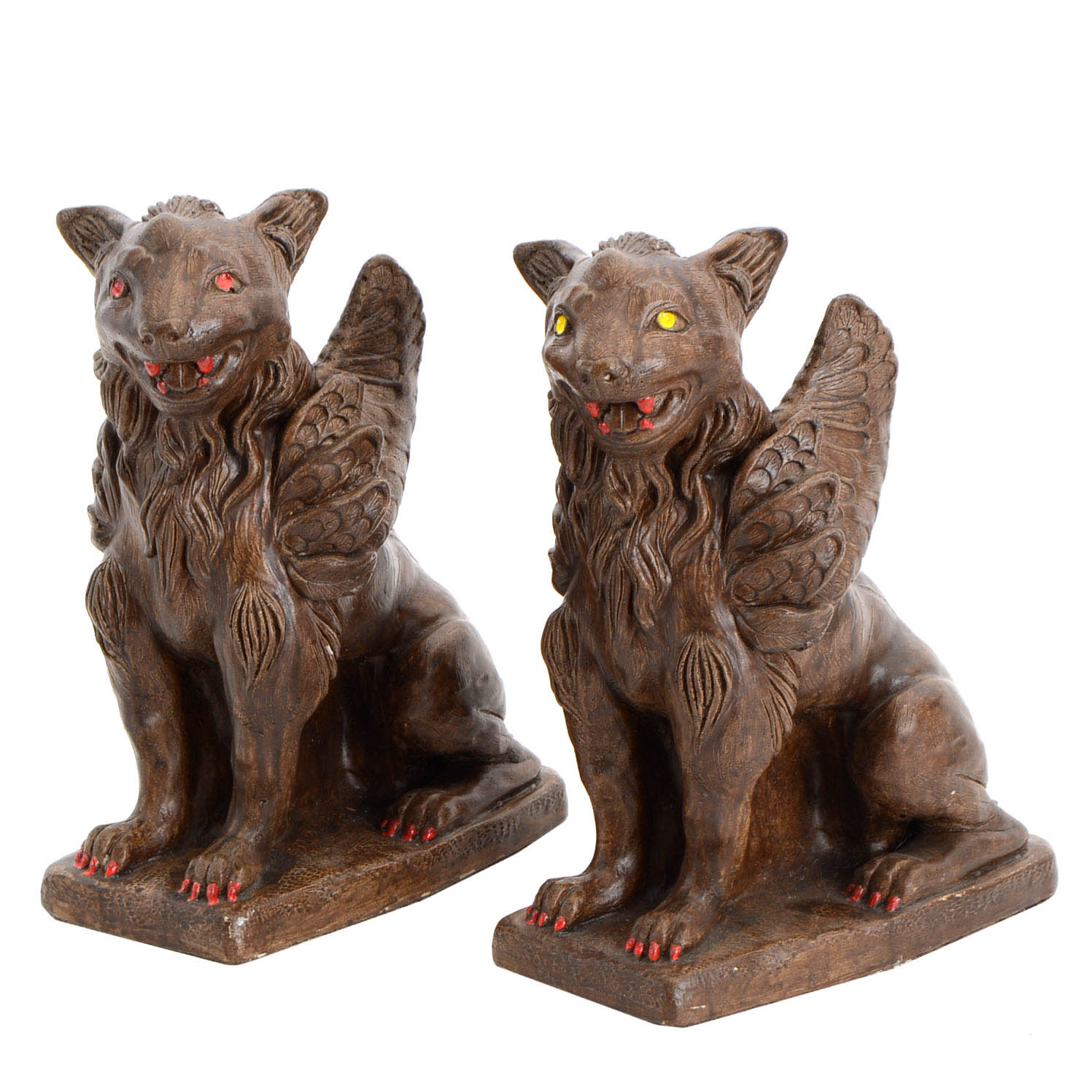 Gargoyle Cast Plaster Sculptures