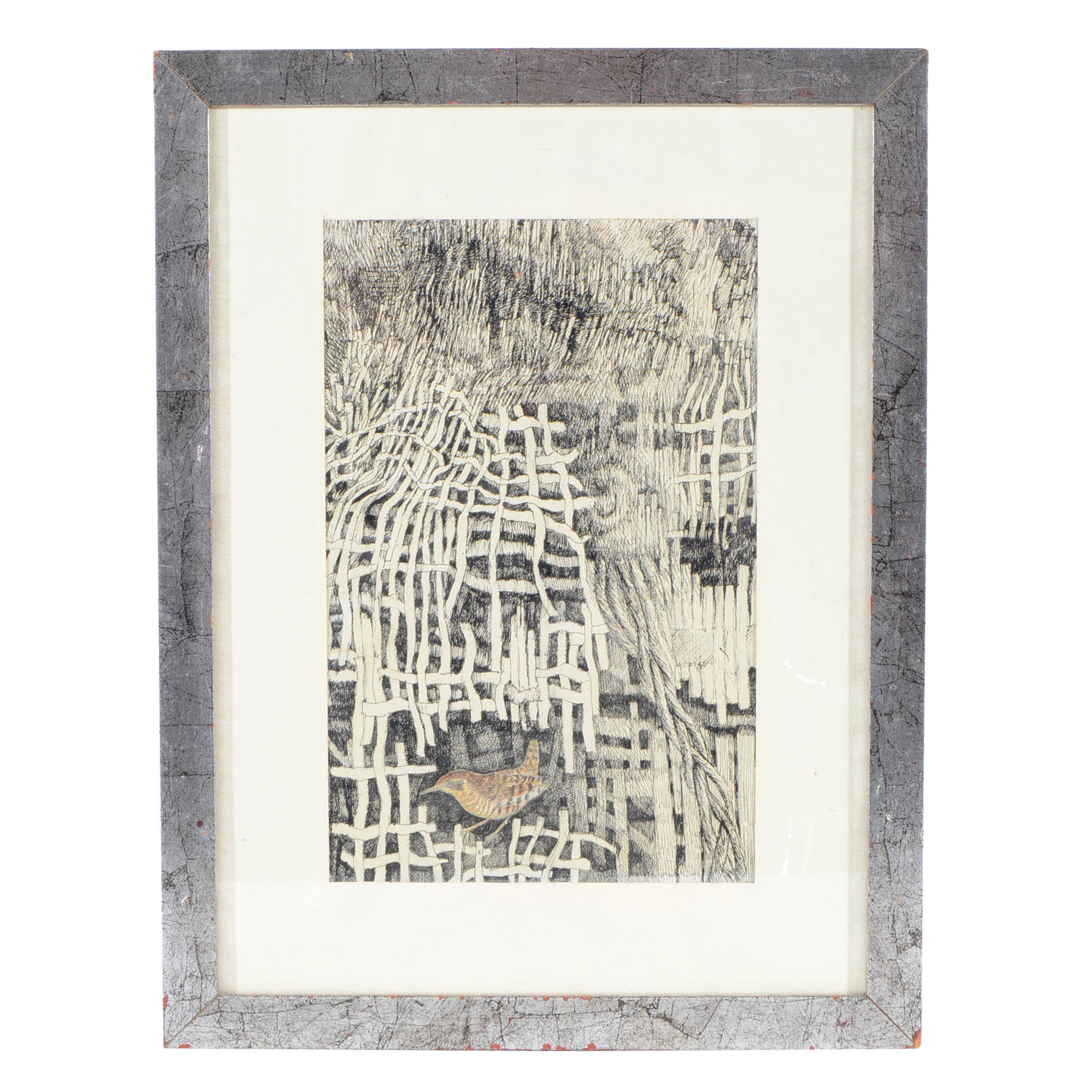 Original Signed Mixed Media Illustration