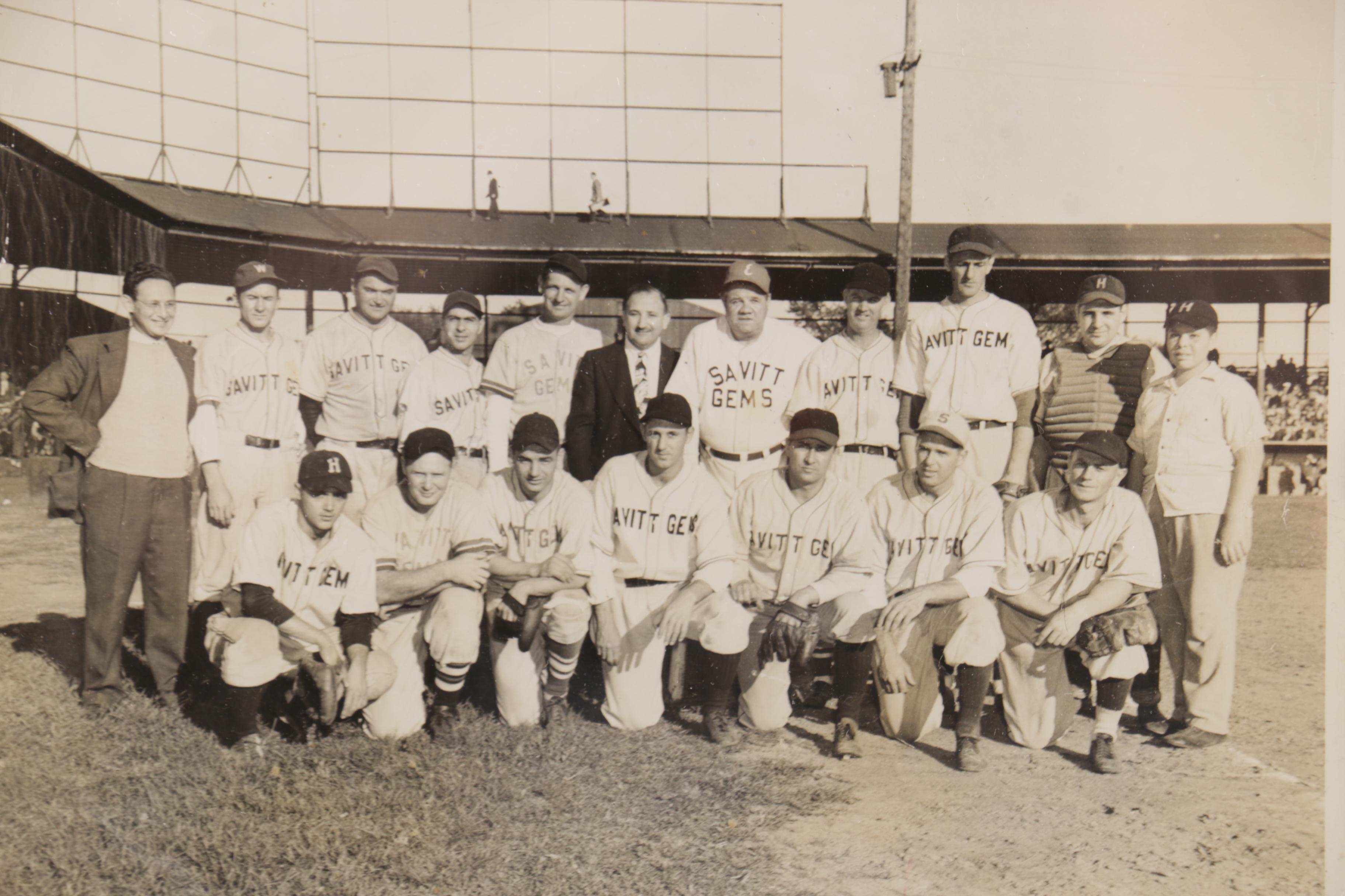 Savitt Gems Baseball Team Photograph