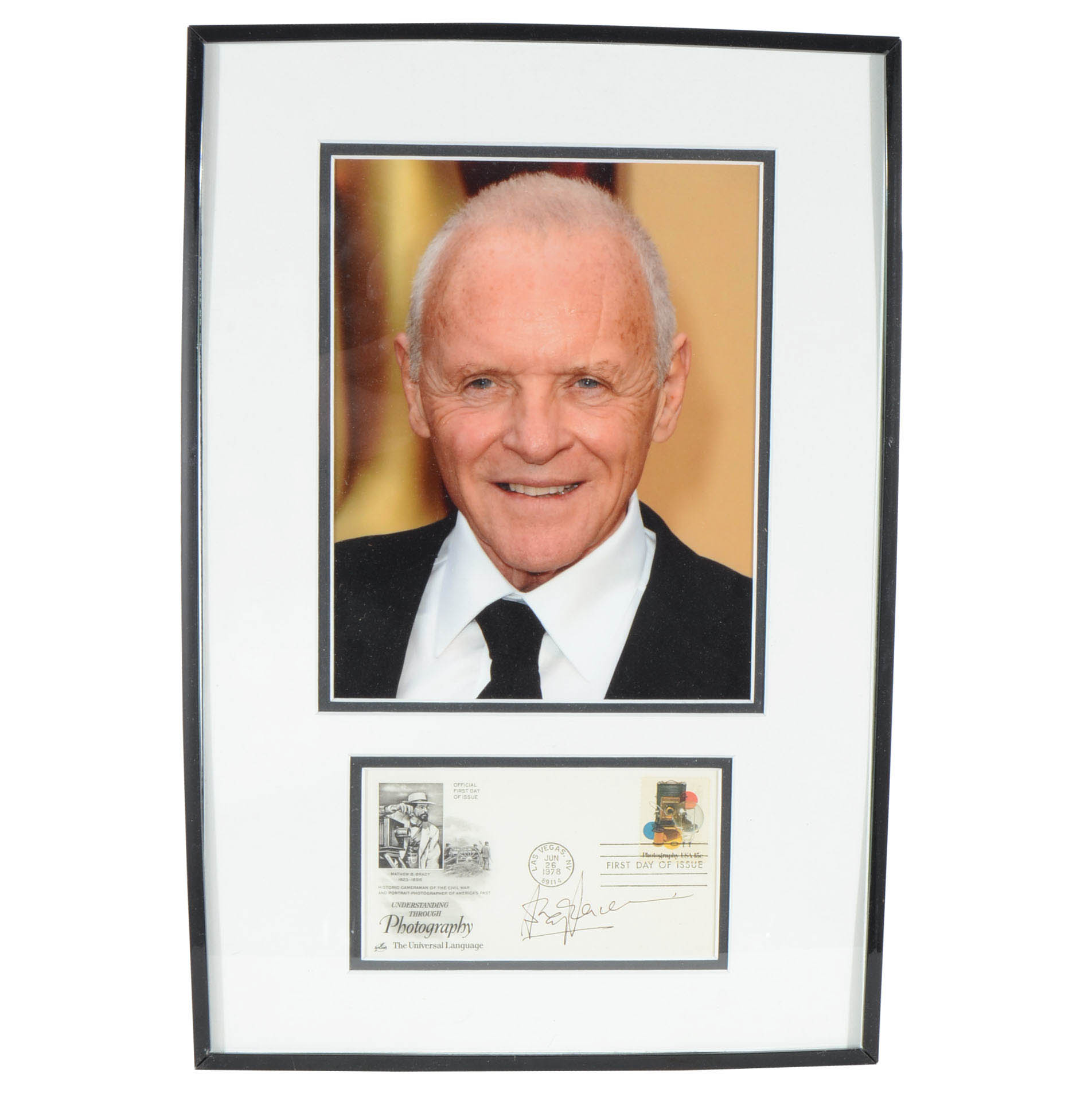 Anthony Hopkins Signed Display  COA