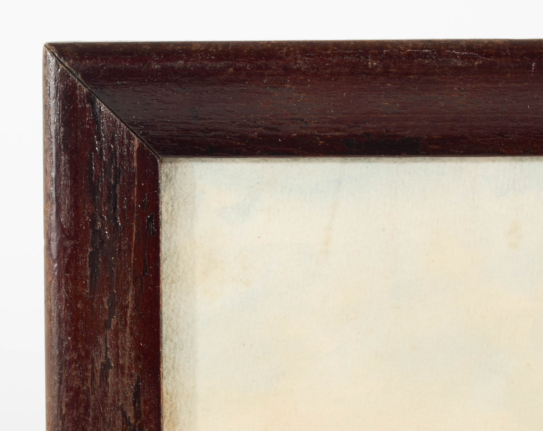 M. Brown Original Vintage Watercolor Painting of a Lake