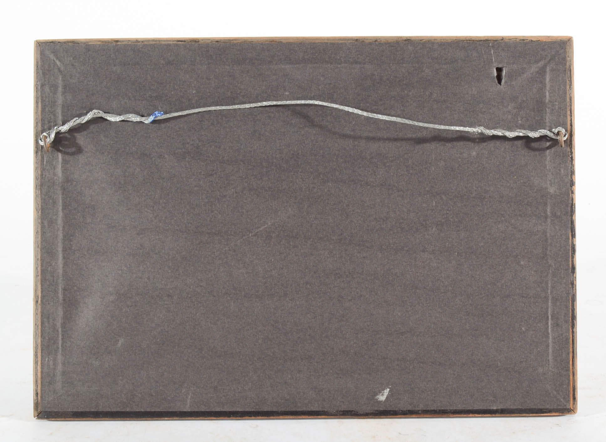 M. Brown Original Vintage Watercolor Painting of a Lake