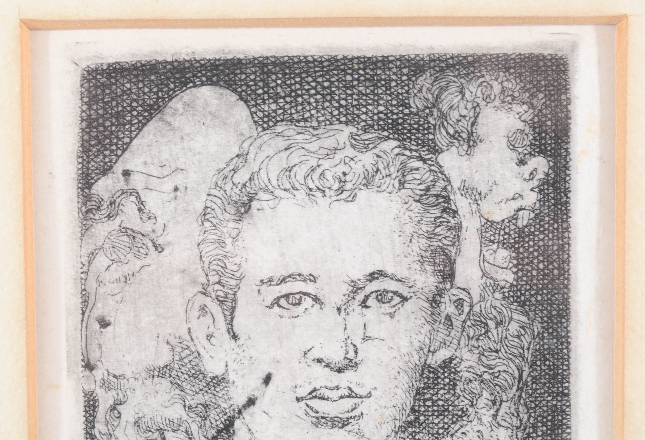 Restituto Embuscado Limited Edition Etching of a Self Portrait