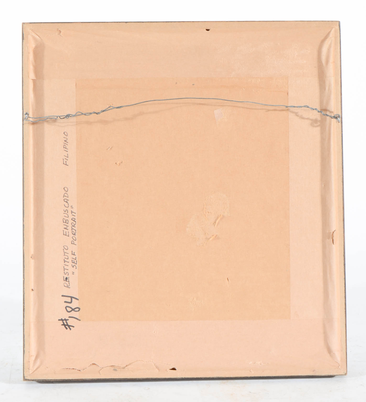 Restituto Embuscado Limited Edition Etching of a Self Portrait