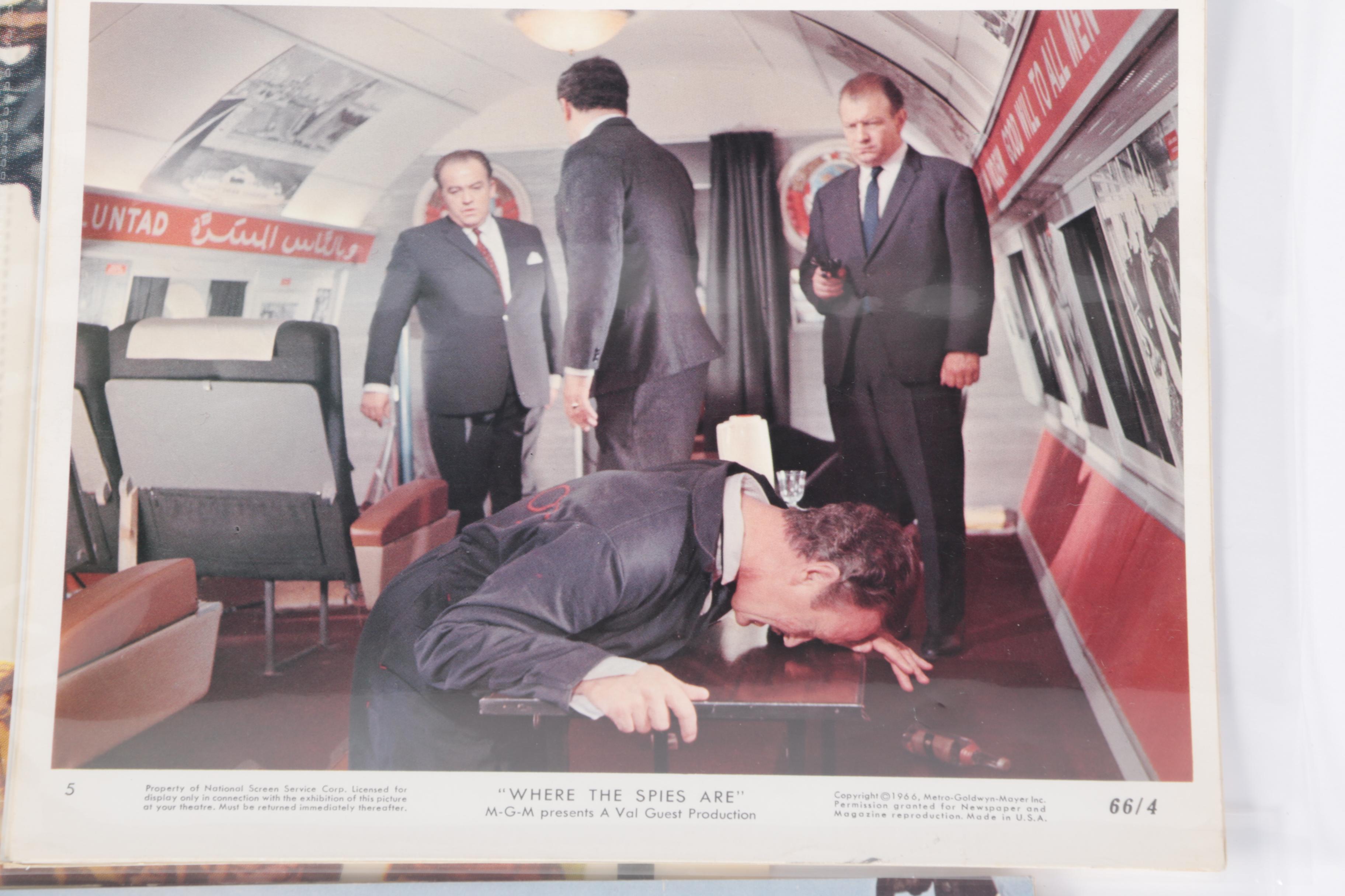 Pair of Classic Spy Film Posters with Film Stills