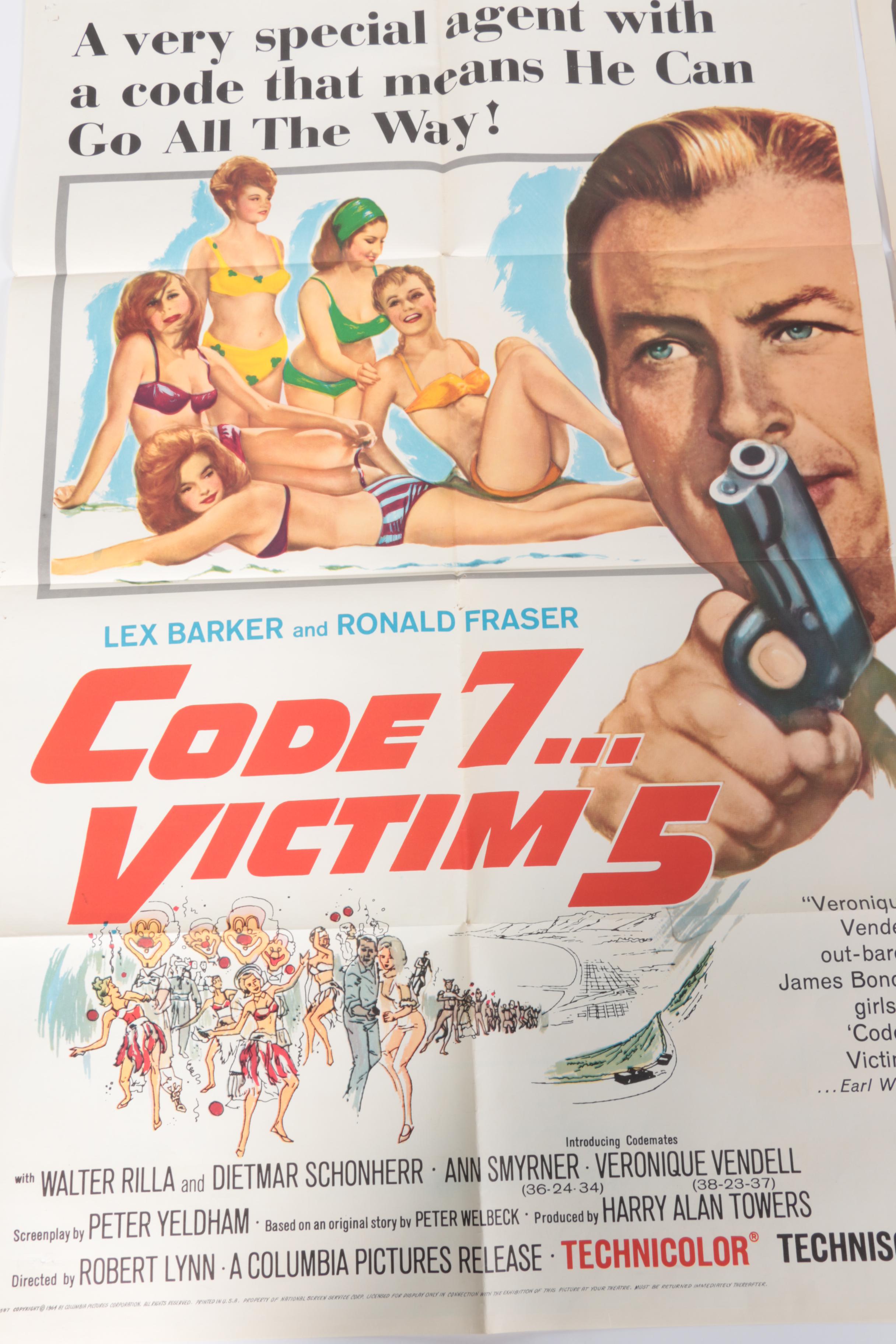 Pair of Classic Spy Film Posters with Film Stills