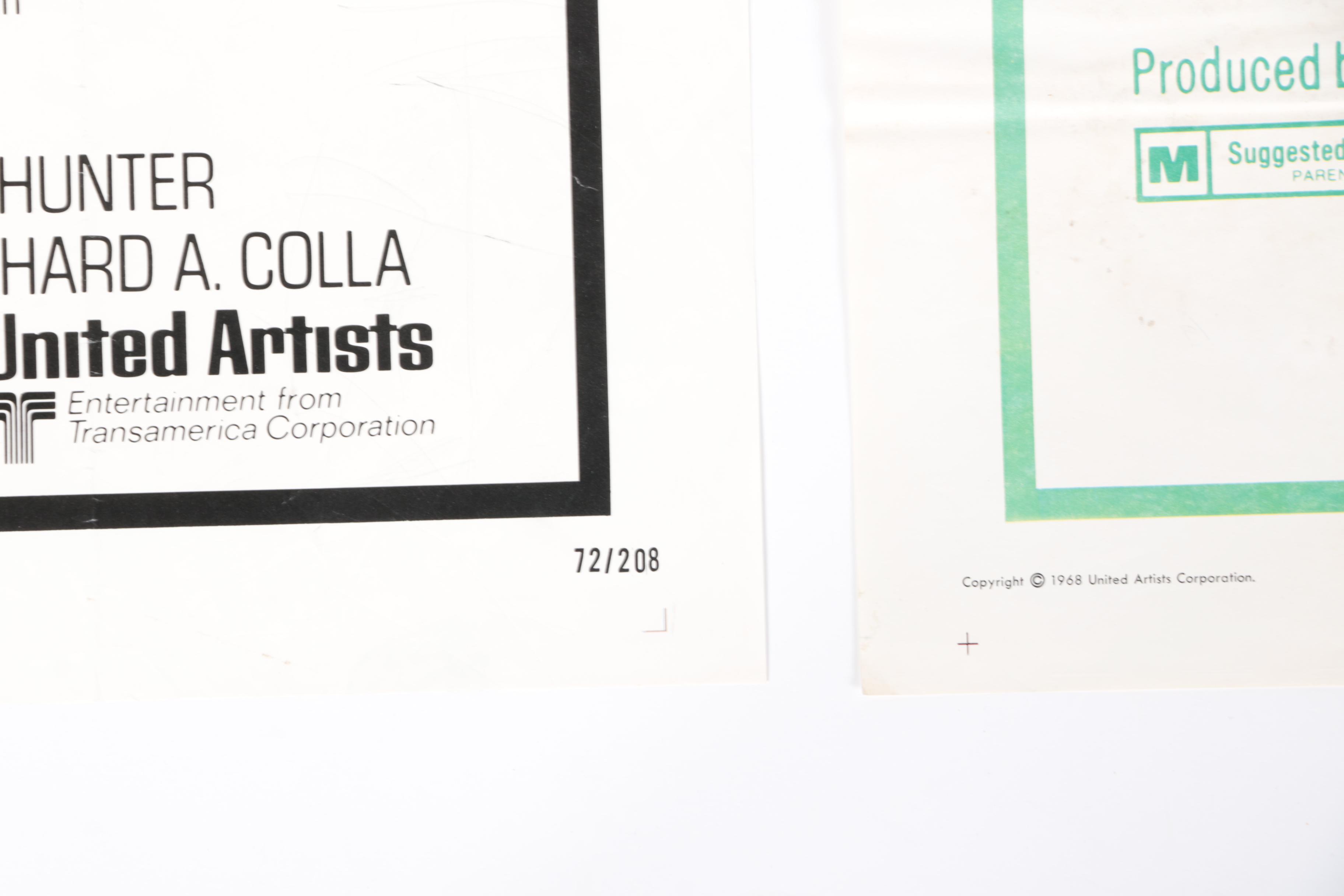 Pair of Burt Reynolds Movie Posters