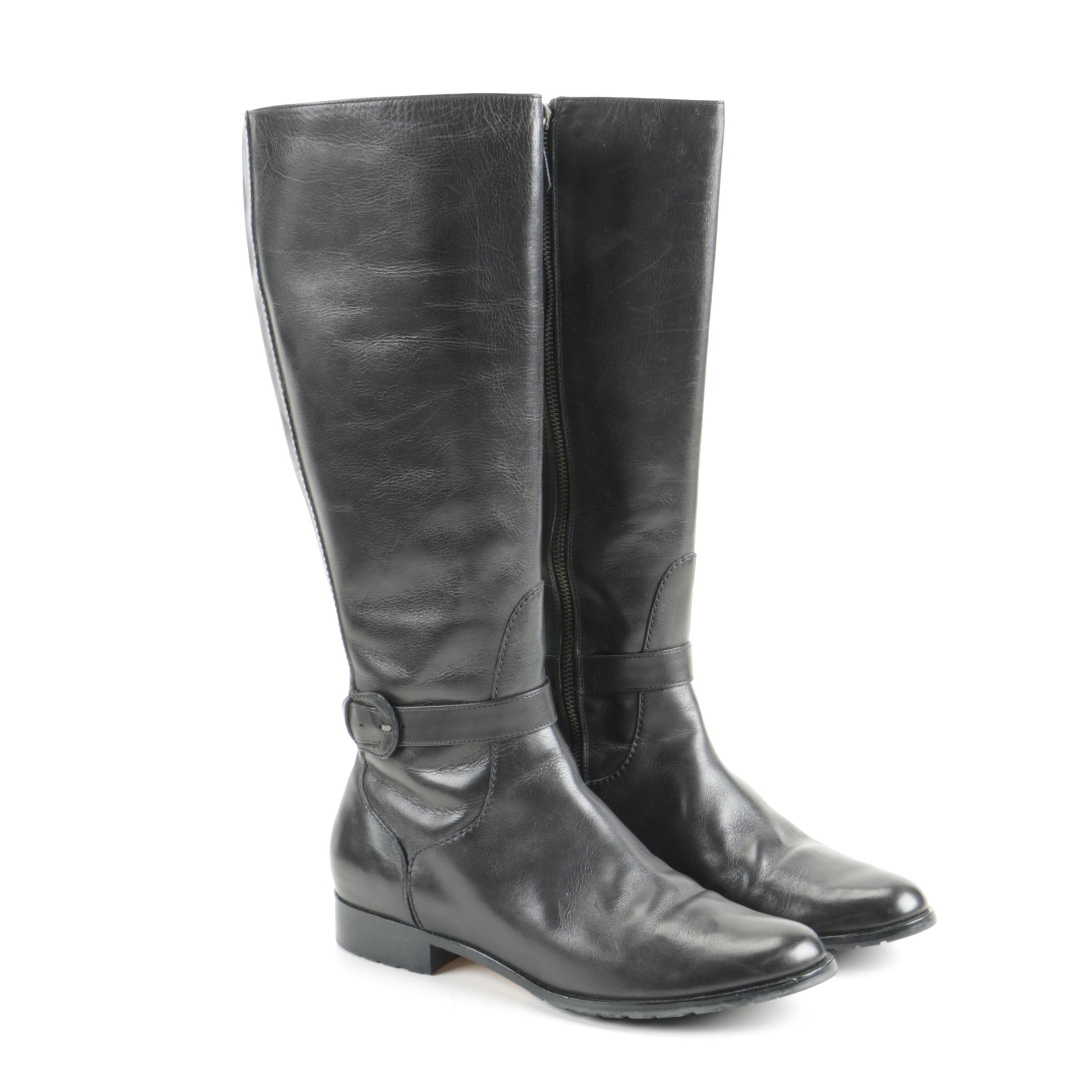 Cole Haan Nike Air Women's Black Leather Boots