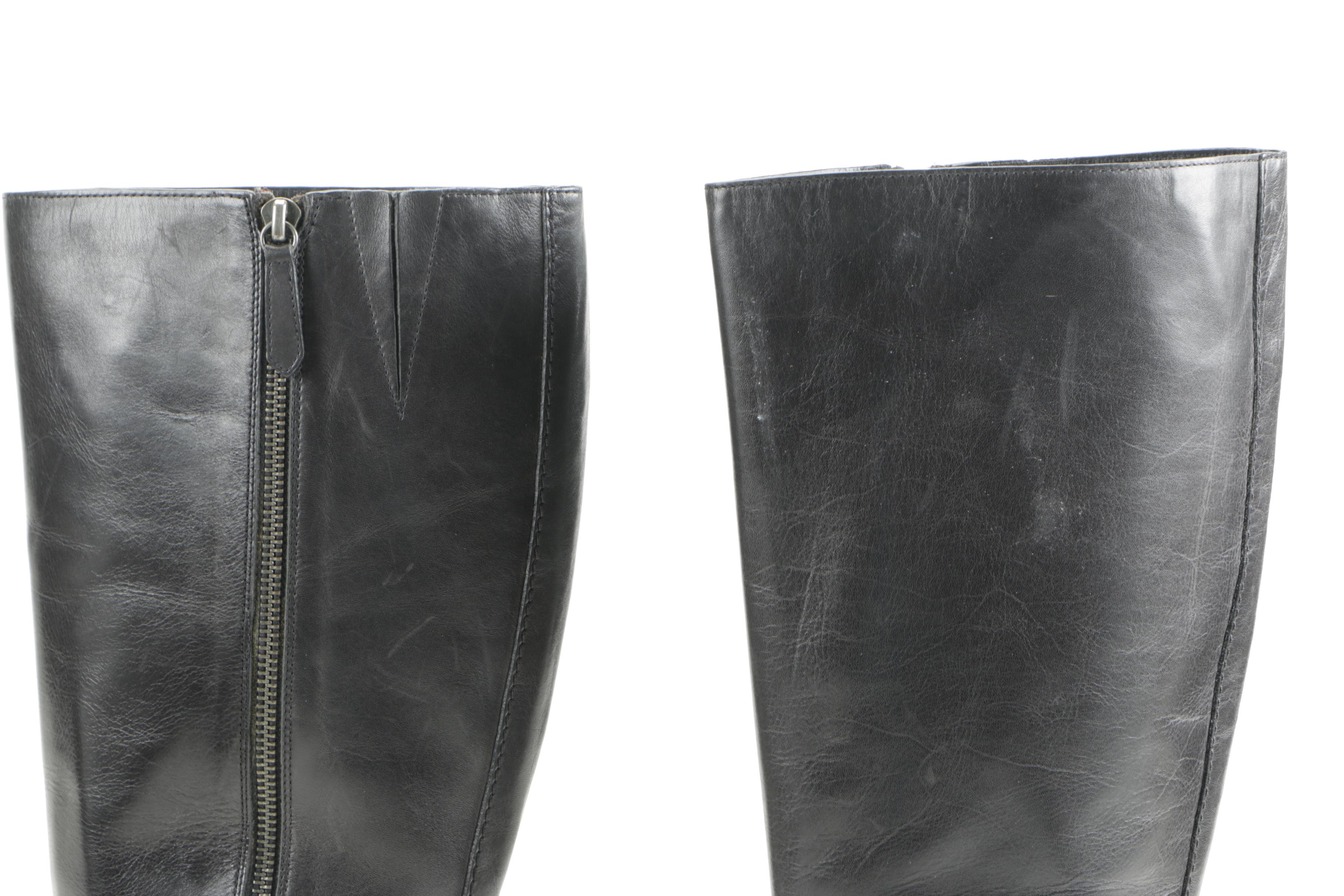 Cole Haan Nike Air Women's Black Leather Boots