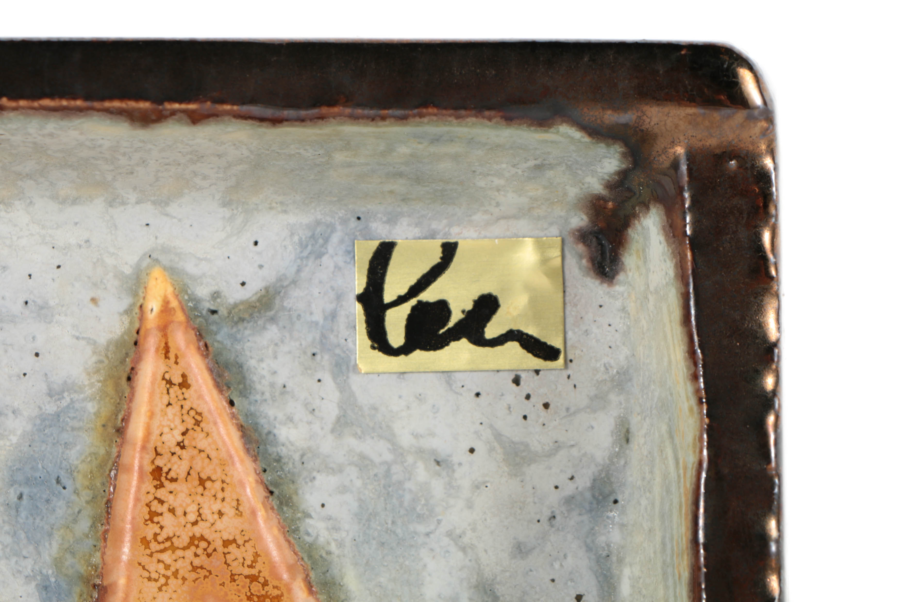 Helmut Schäffenacker Ceramic Wall Plaque "Ship"