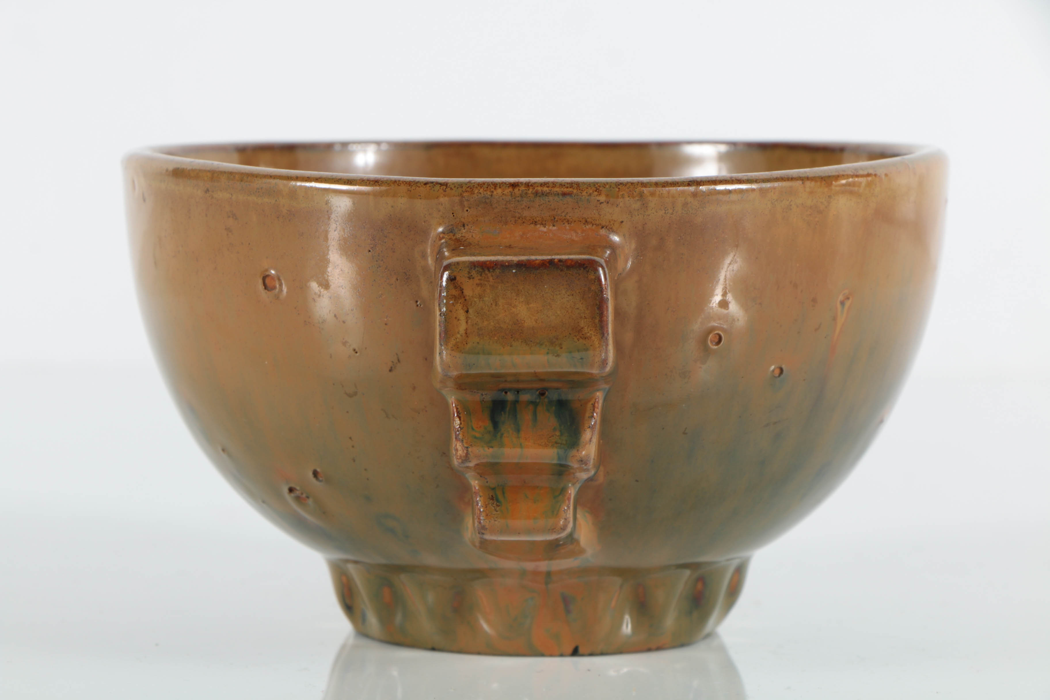 Fulper Cat's Eye Flambé Bowl