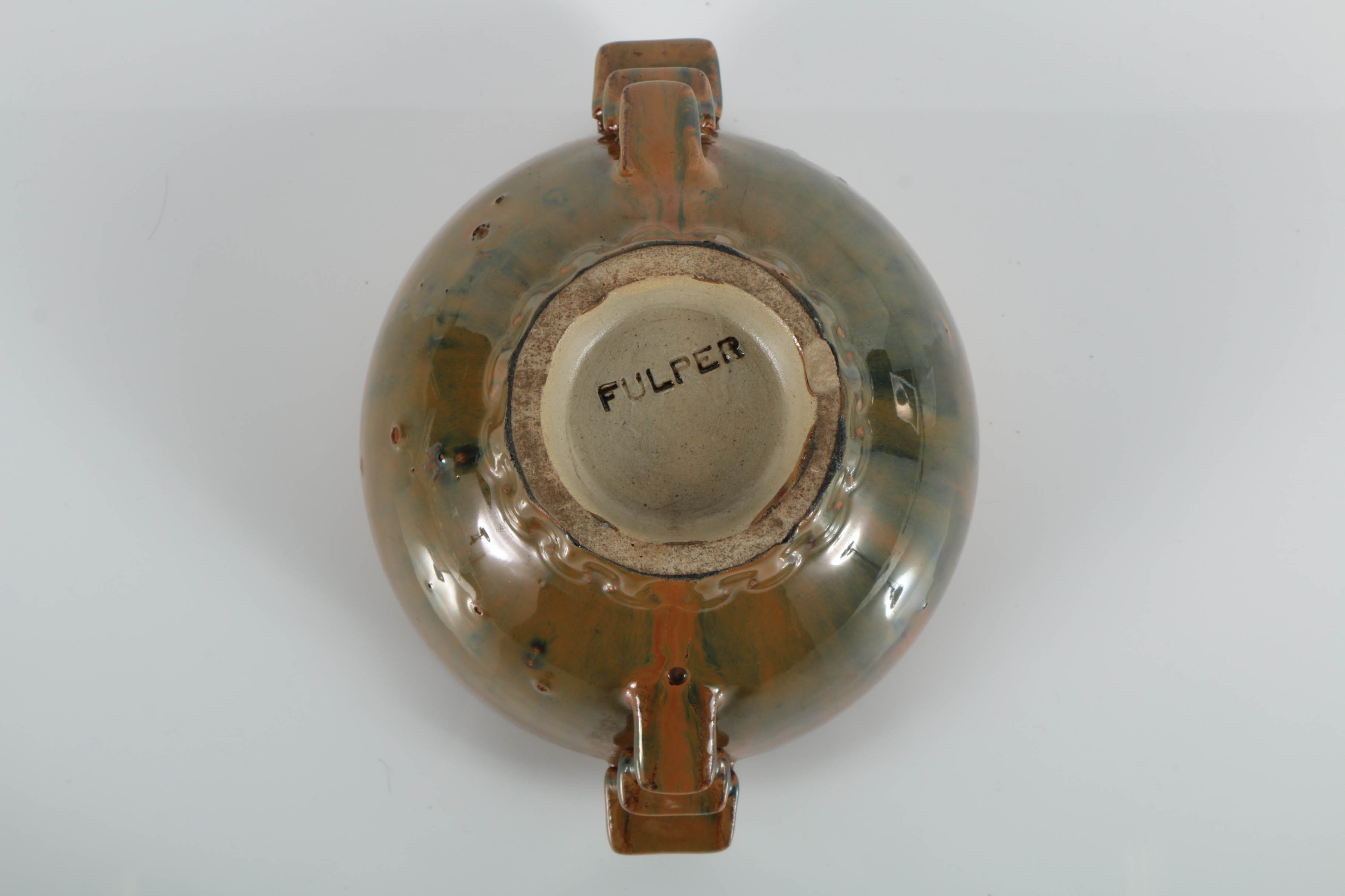 Fulper Cat's Eye Flambé Bowl