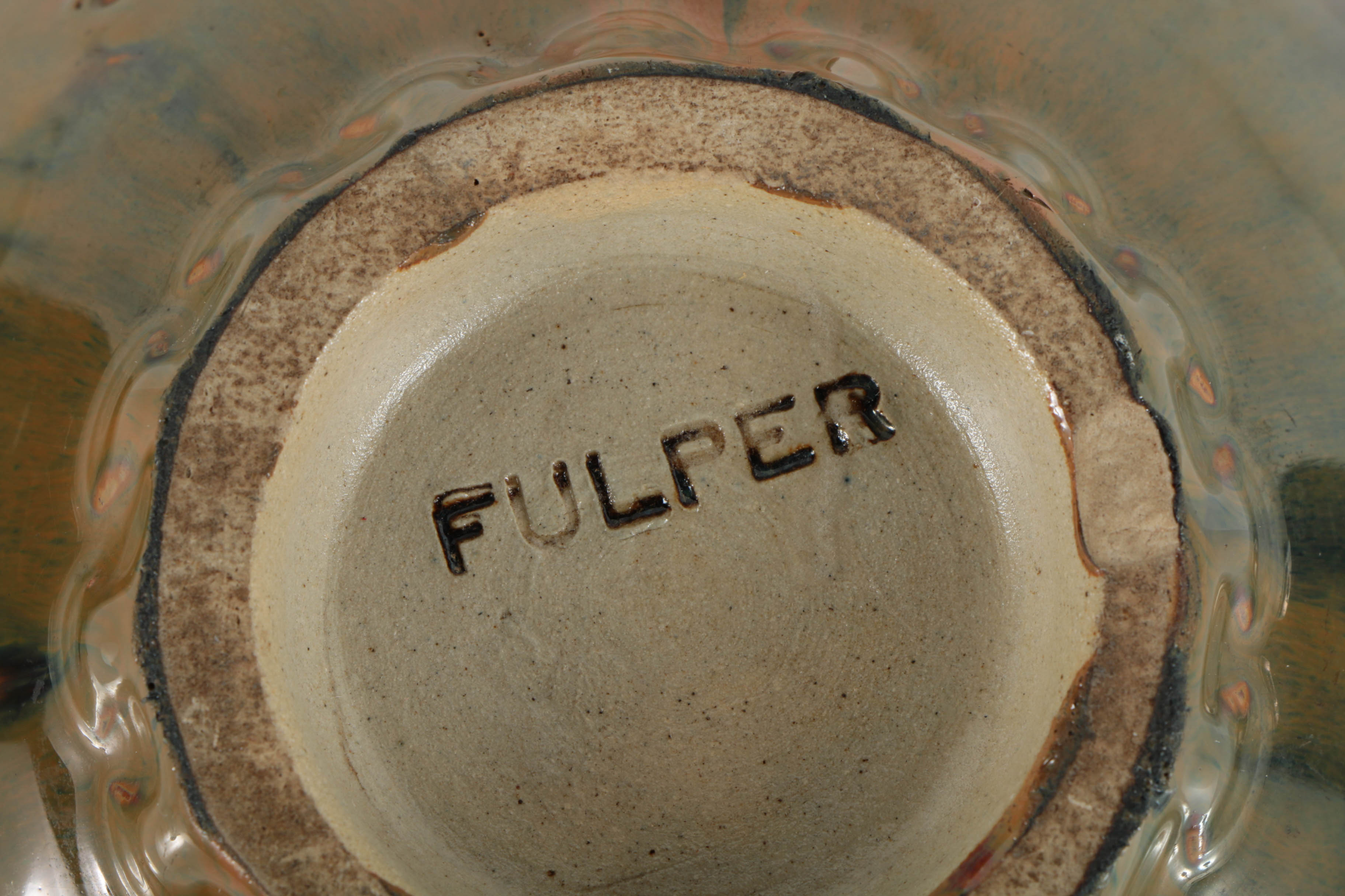 Fulper Cat's Eye Flambé Bowl