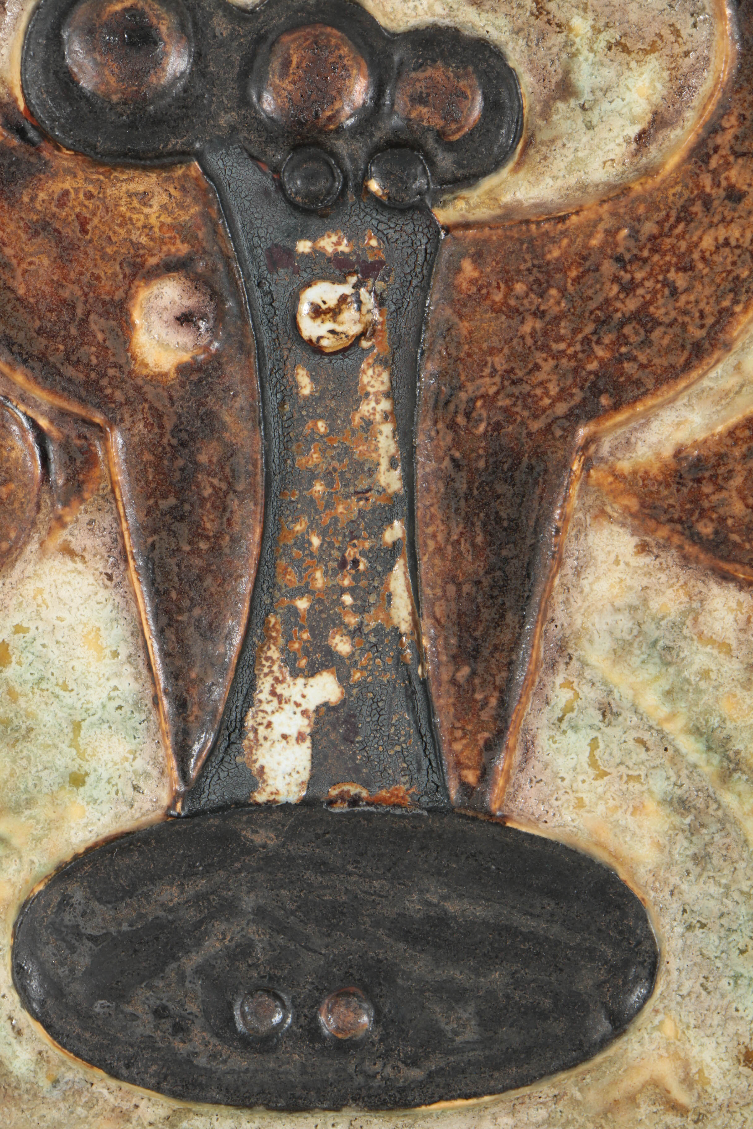 Helmut Schäffenacker Ceramic Wall Plaque "Bull"