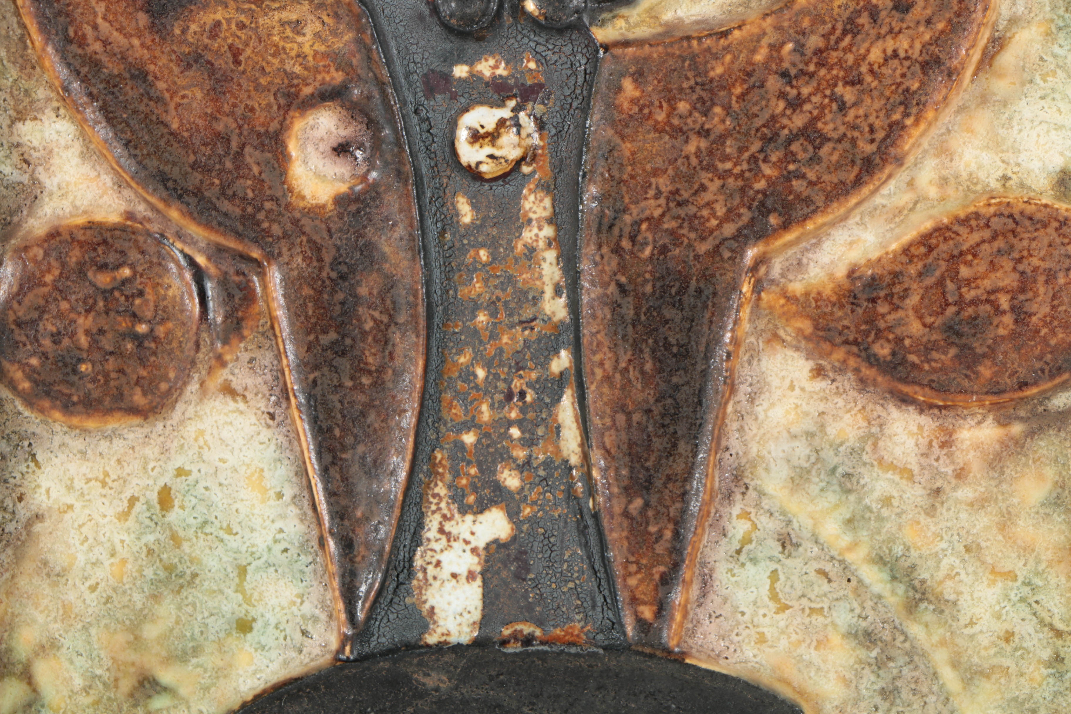 Helmut Schäffenacker Ceramic Wall Plaque "Bull"