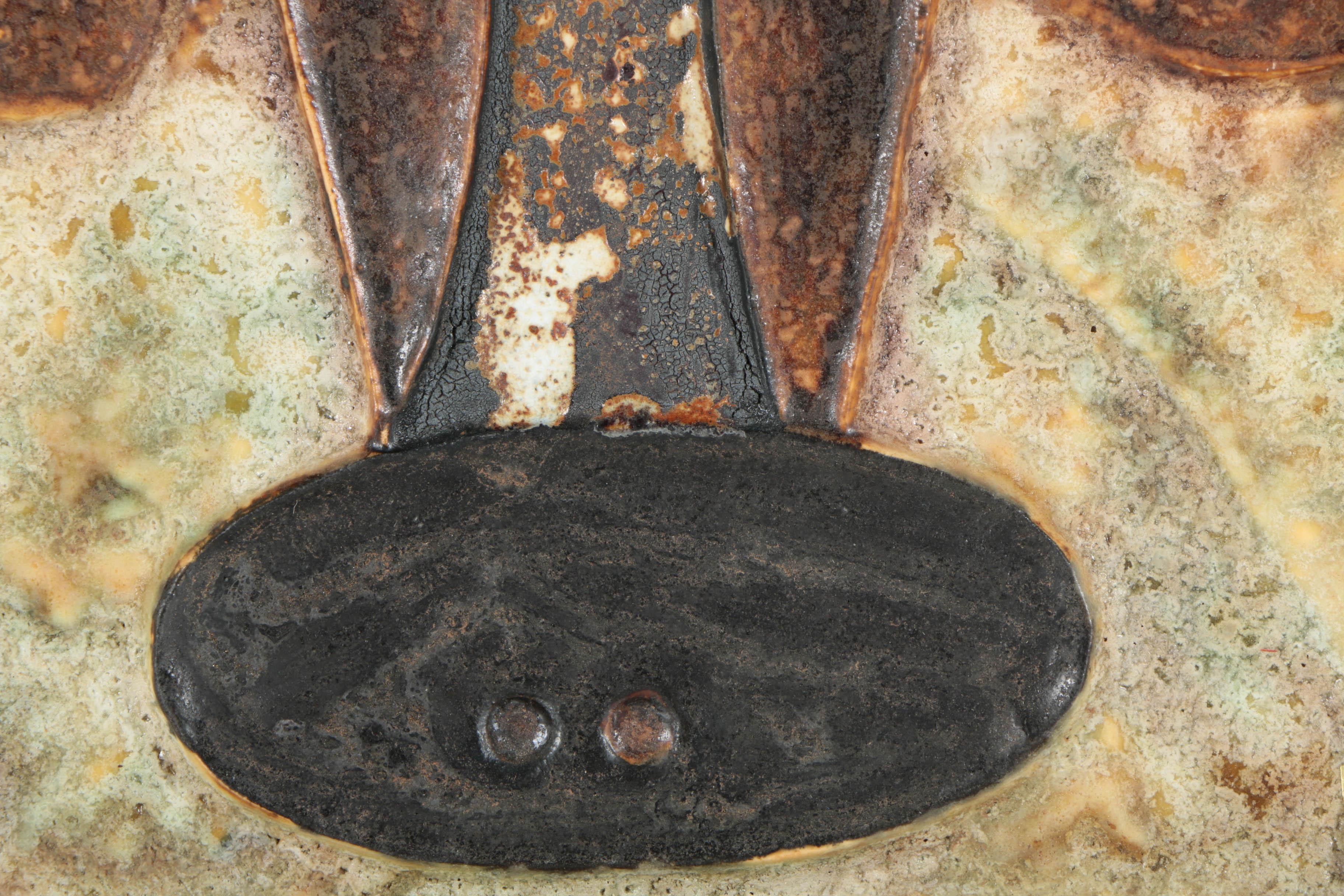 Helmut Schäffenacker Ceramic Wall Plaque "Bull"