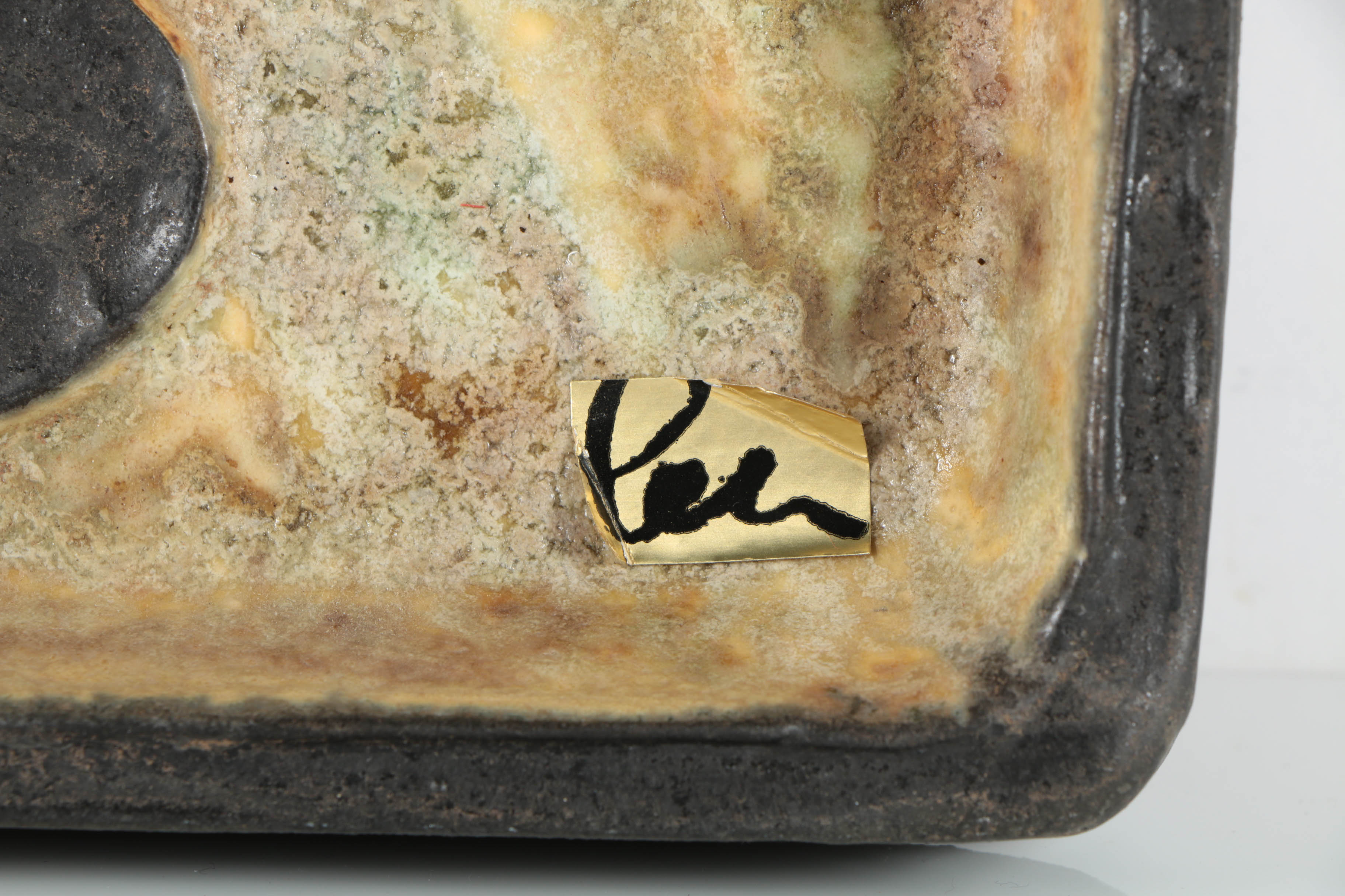 Helmut Schäffenacker Ceramic Wall Plaque "Bull"