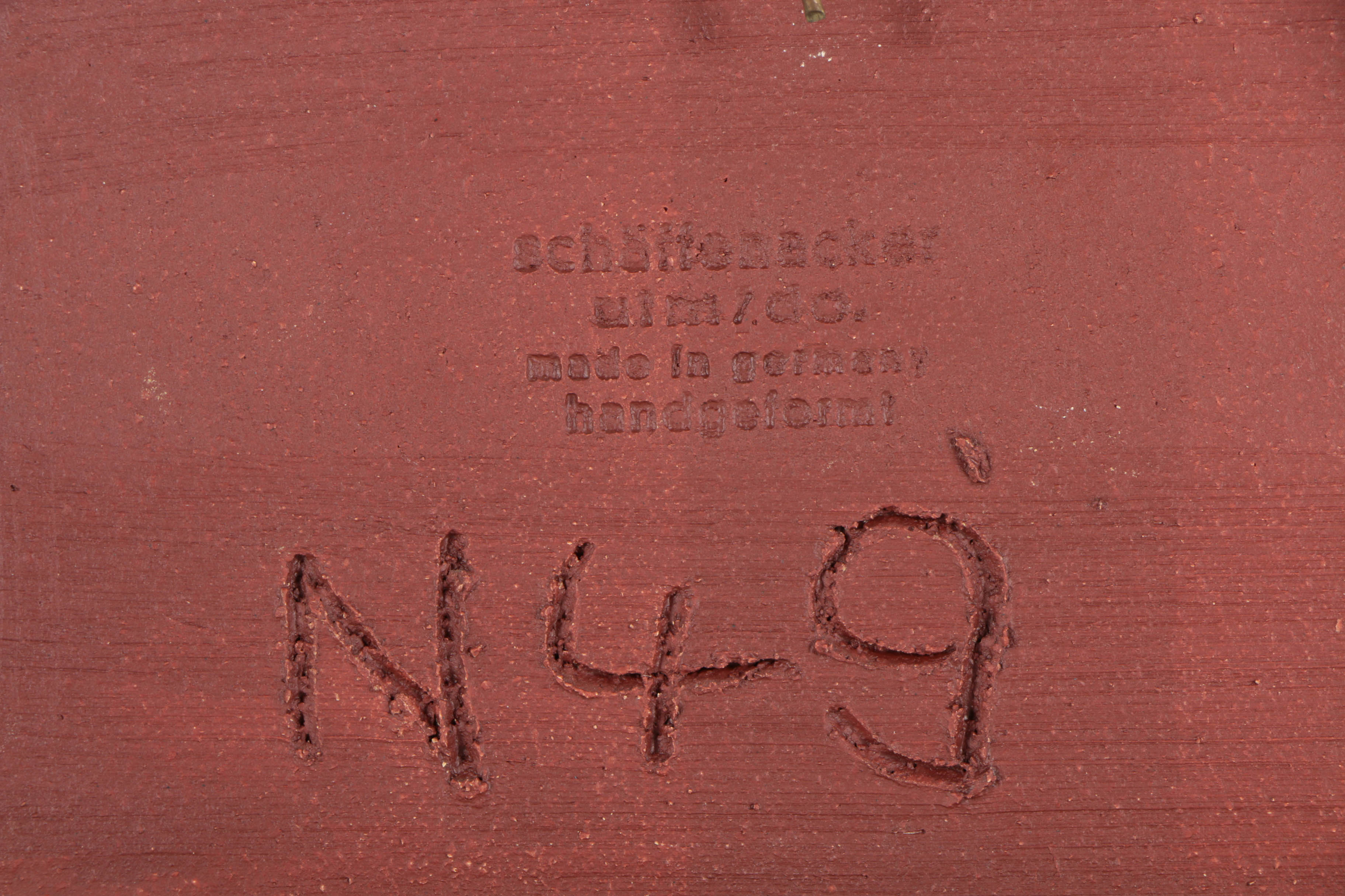 Helmut Schäffenacker Ceramic Wall Plaque "Bull"