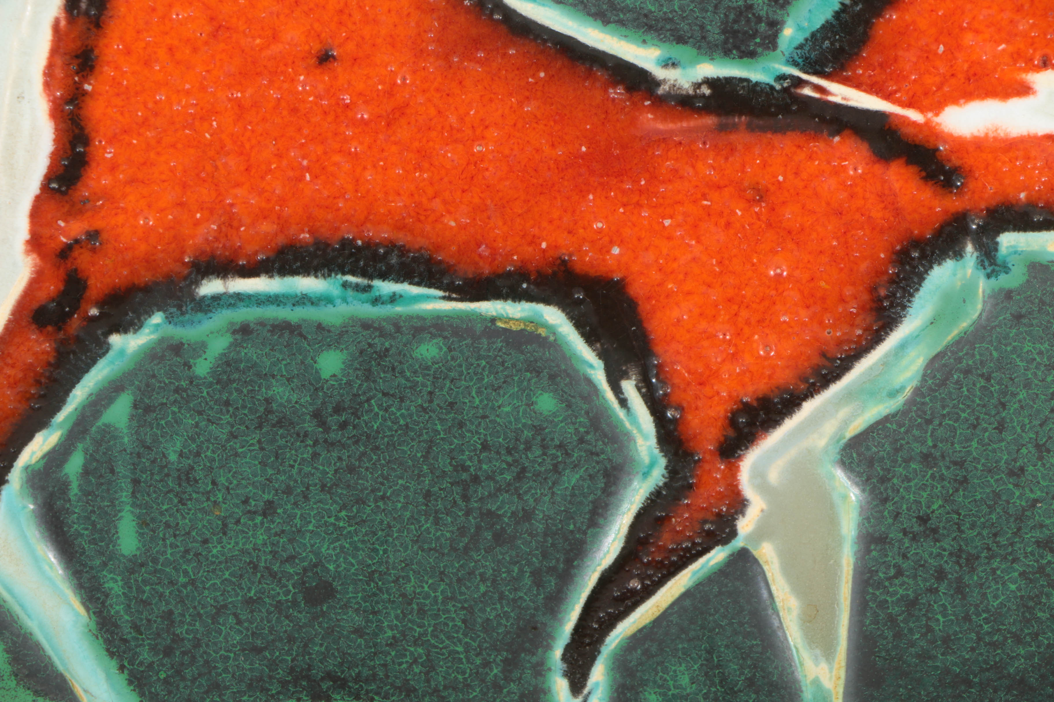 Helmut Schäffenacker Ceramic Wall Plaque of Horses