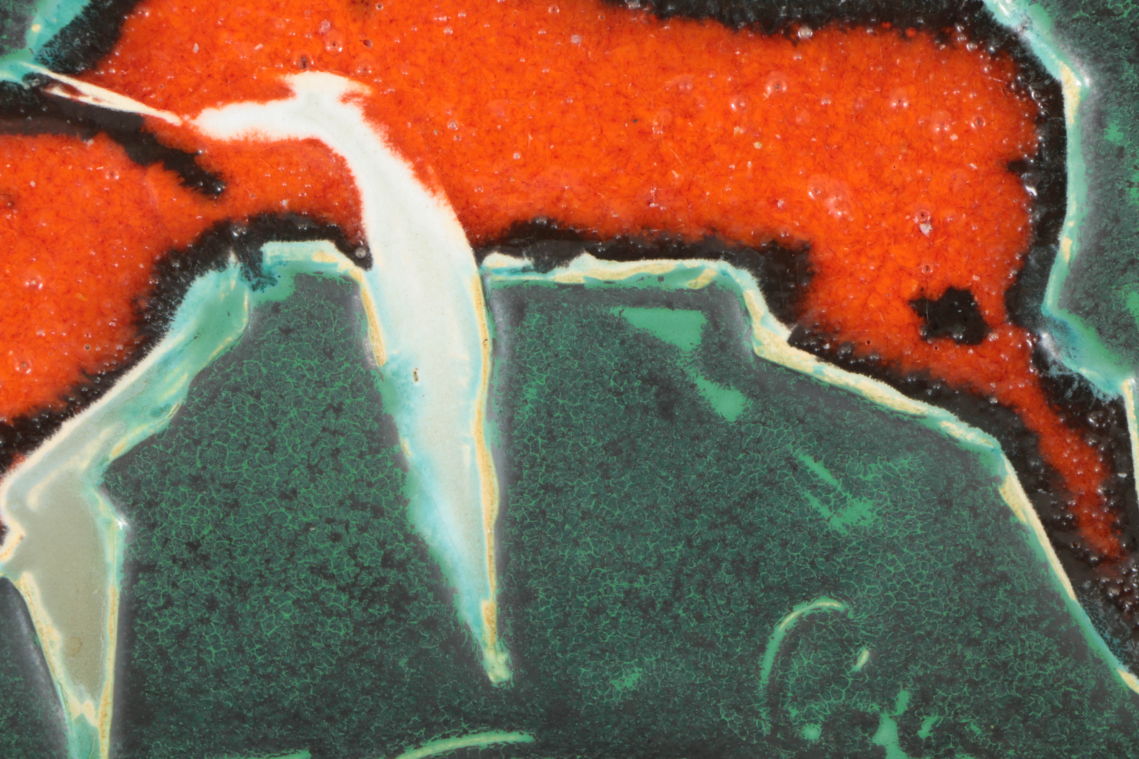 Helmut Schäffenacker Ceramic Wall Plaque of Horses