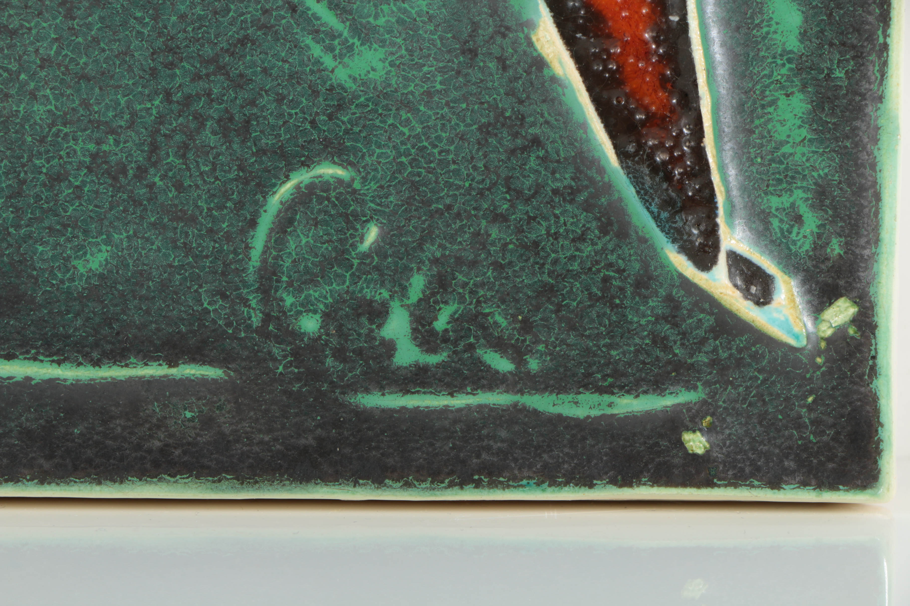 Helmut Schäffenacker Ceramic Wall Plaque of Horses