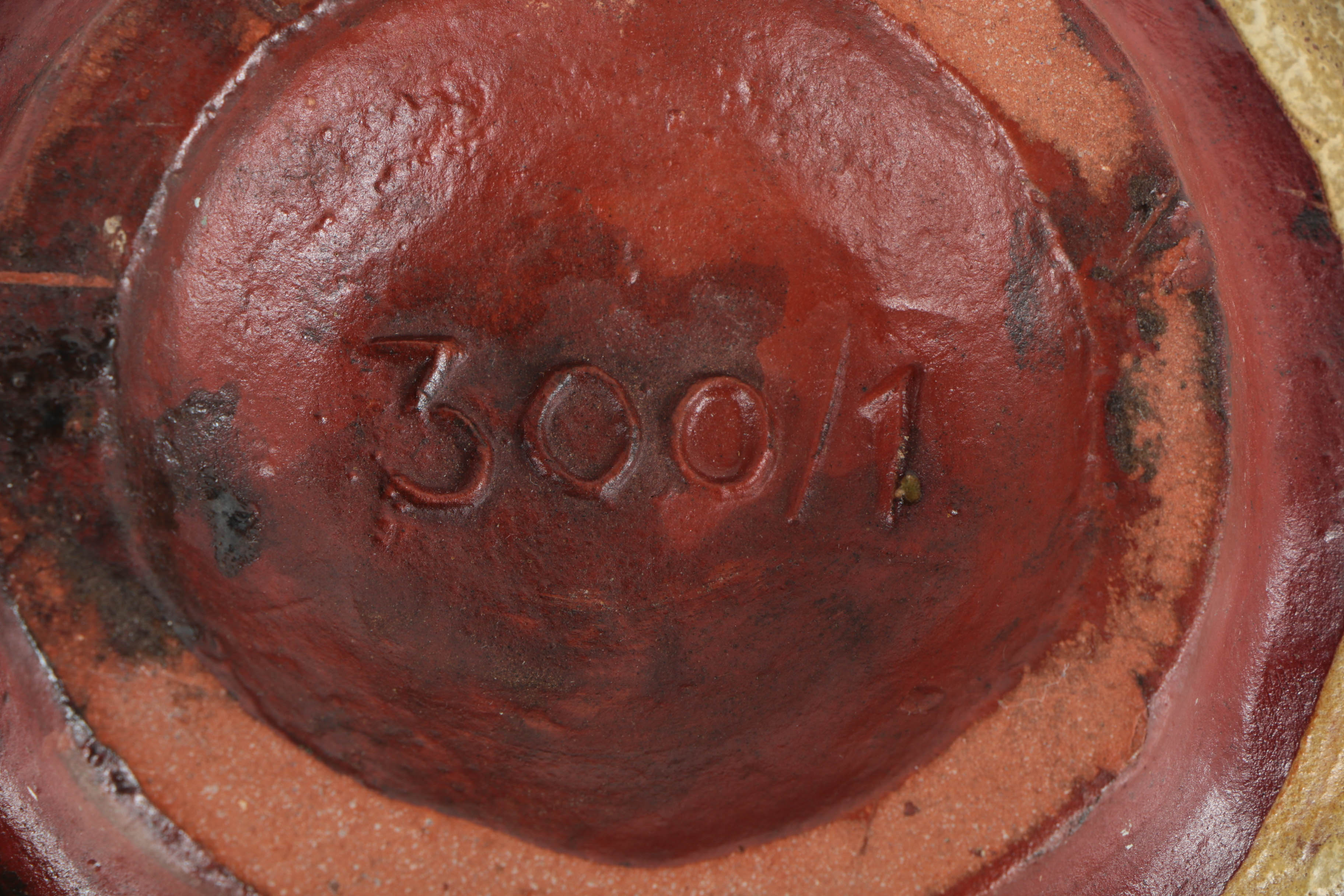 Helmut Schäffenacker Abstract Round Vase