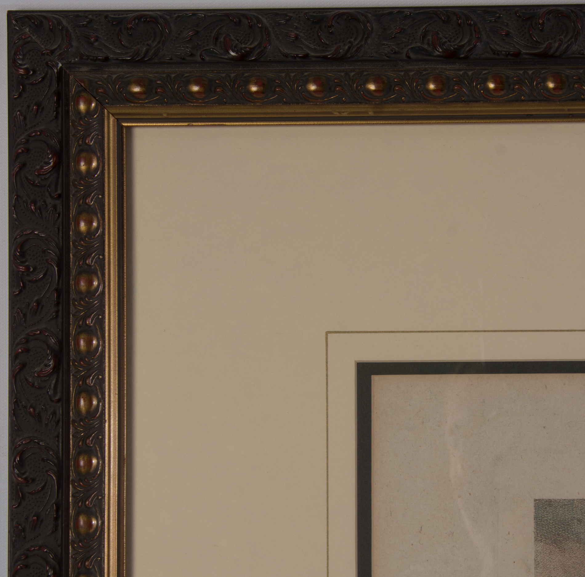 Hand Colored Etching "Grosser Deutscher Atlas"