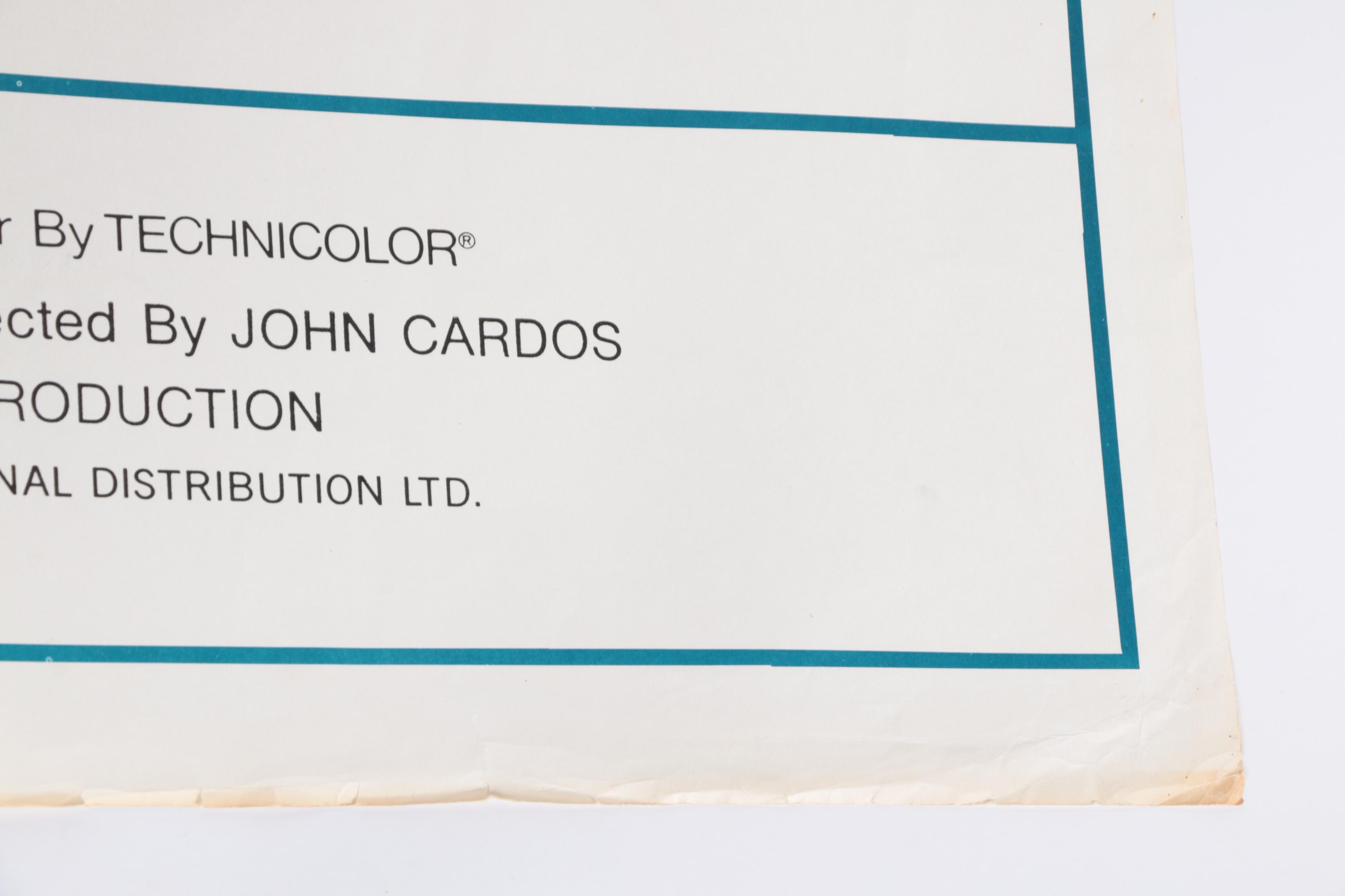 "Drag Racer" Movie Poster and Assorted Vintage Lobby Cards