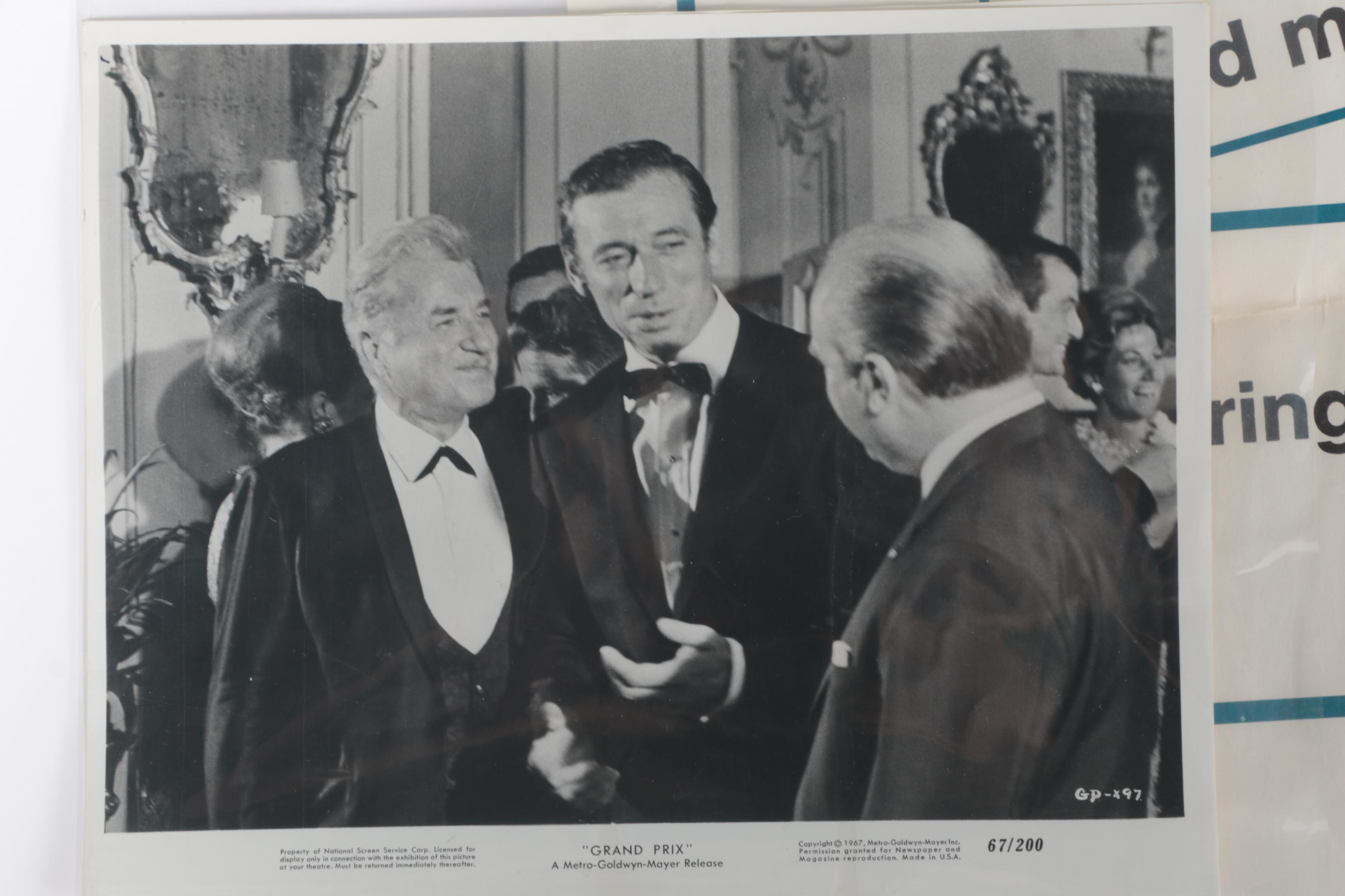 "Drag Racer" Movie Poster and Assorted Vintage Lobby Cards