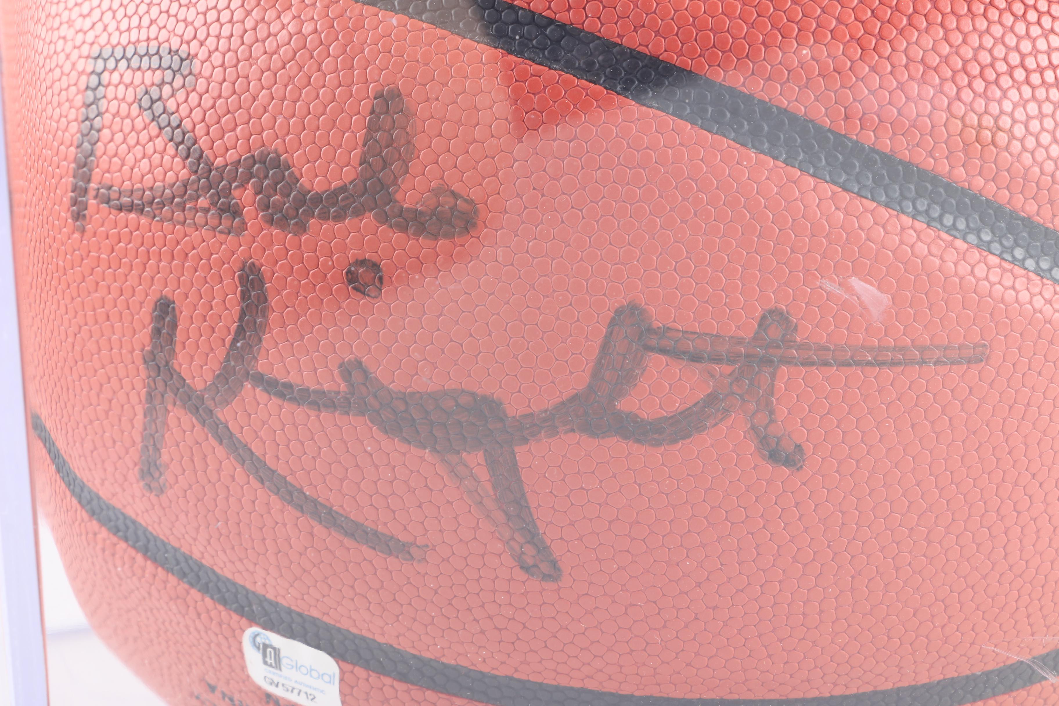 Bob Knight Autographed Basketball