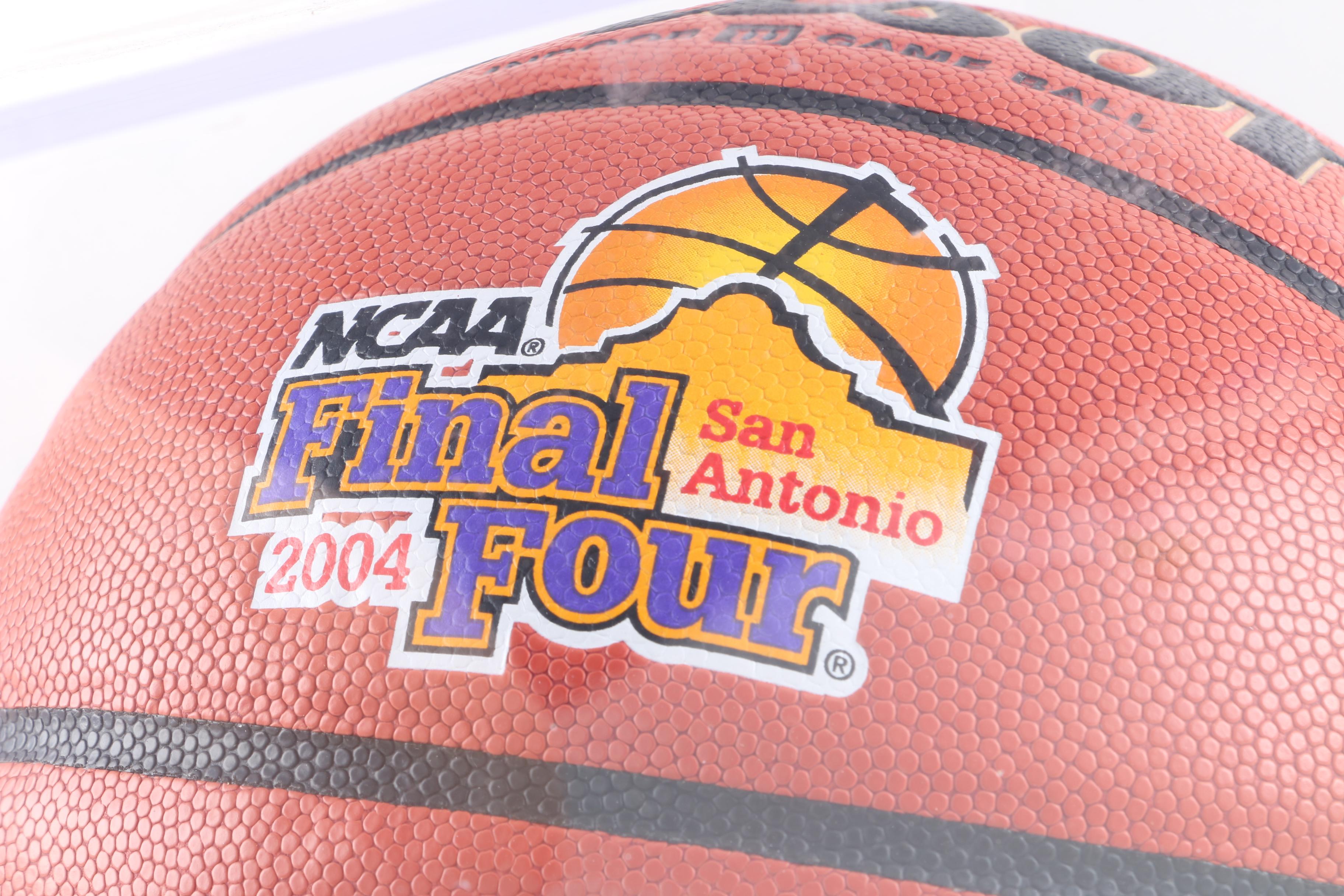 Bob Knight Autographed Basketball