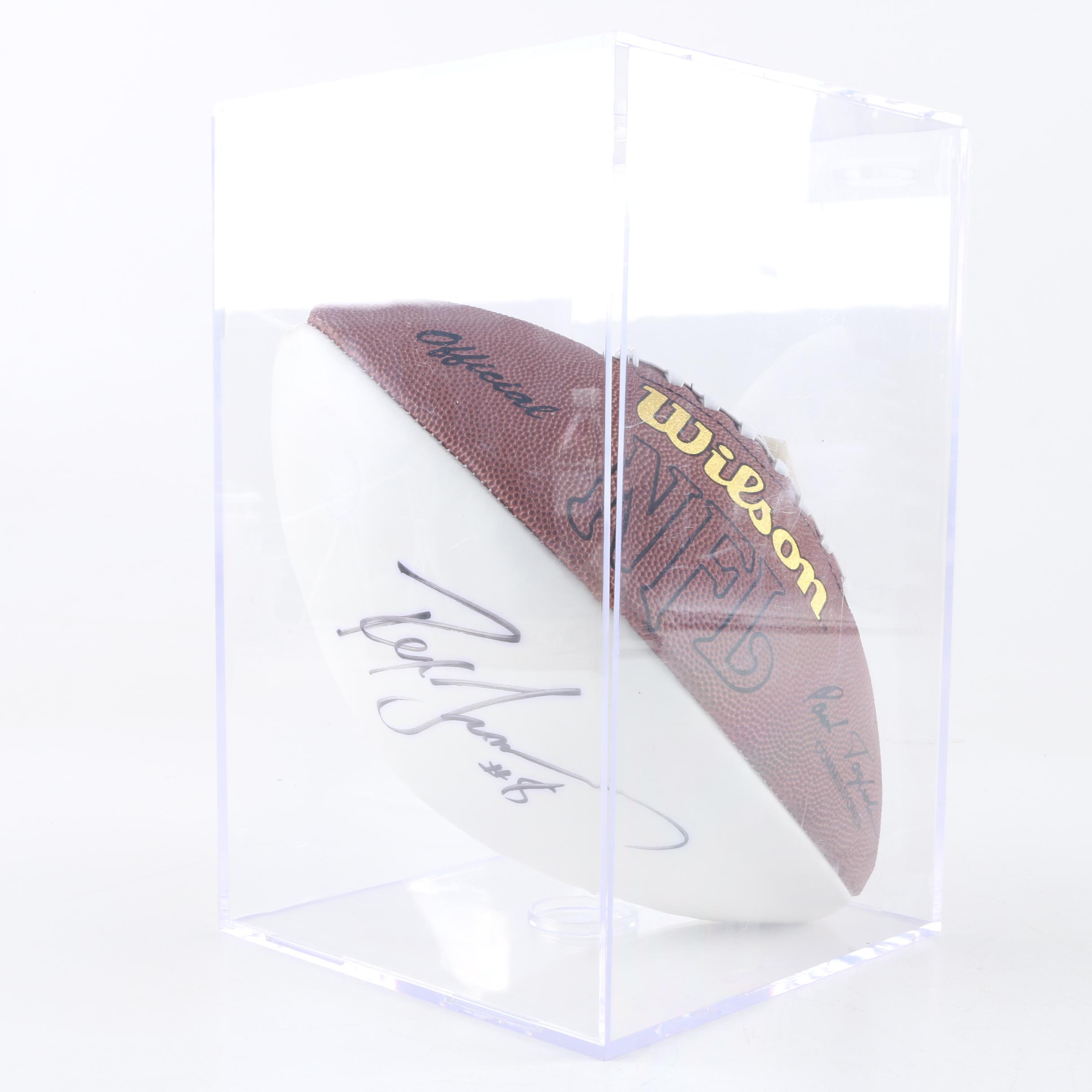Rex Grossman Autographed Football