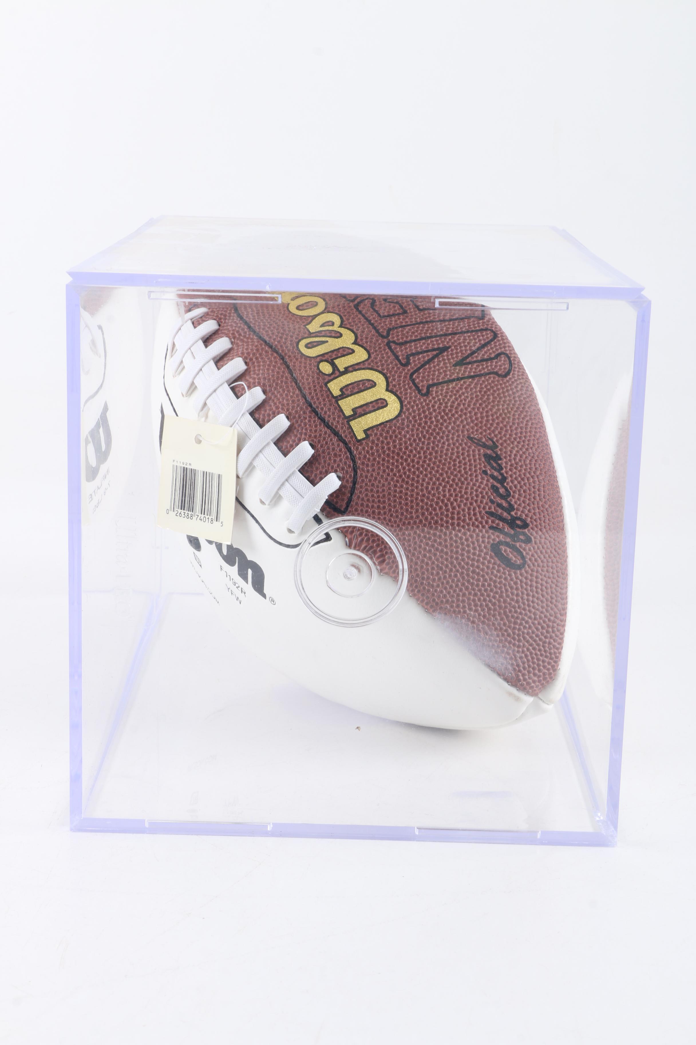 Rex Grossman Autographed Football