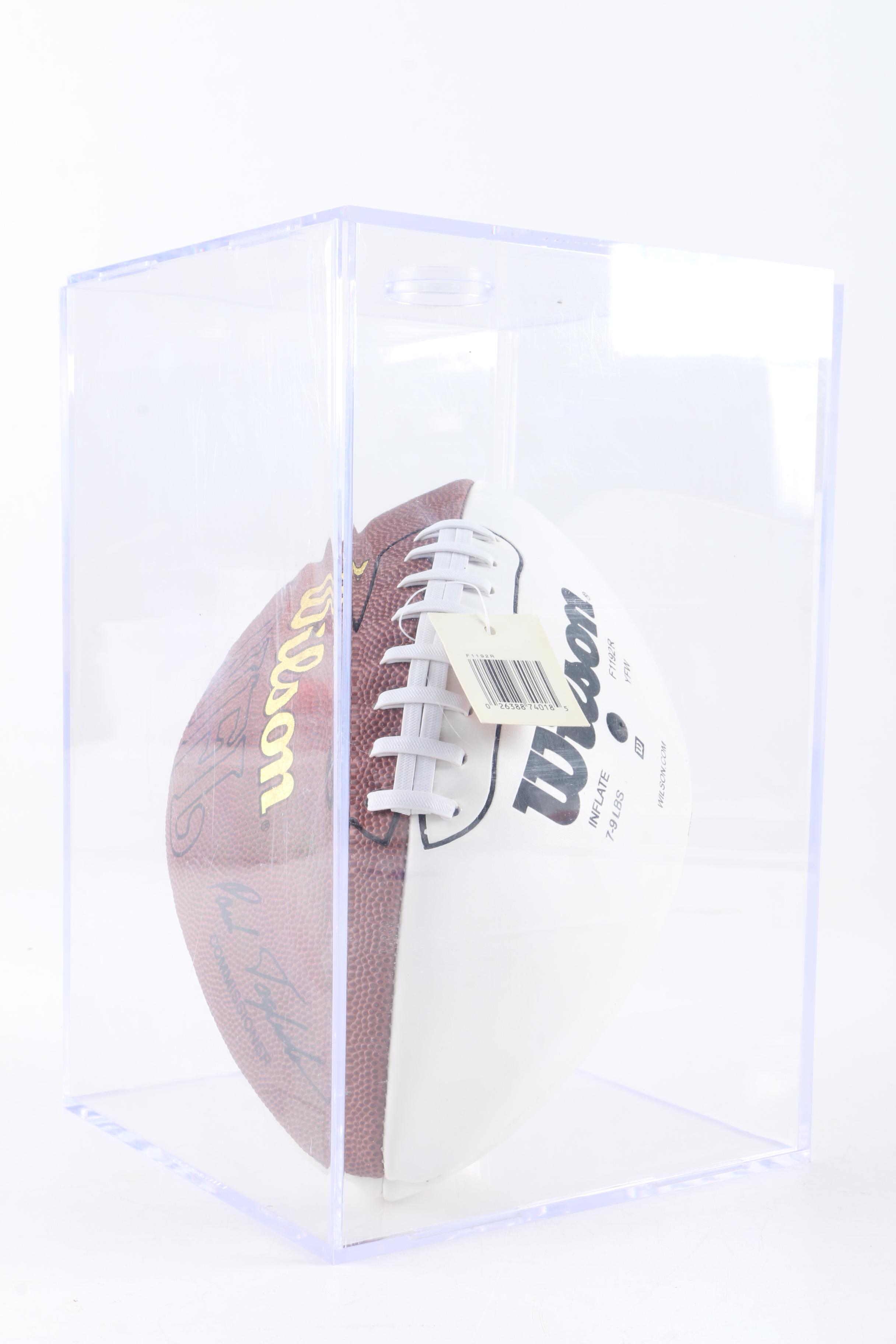 Rex Grossman Autographed Football