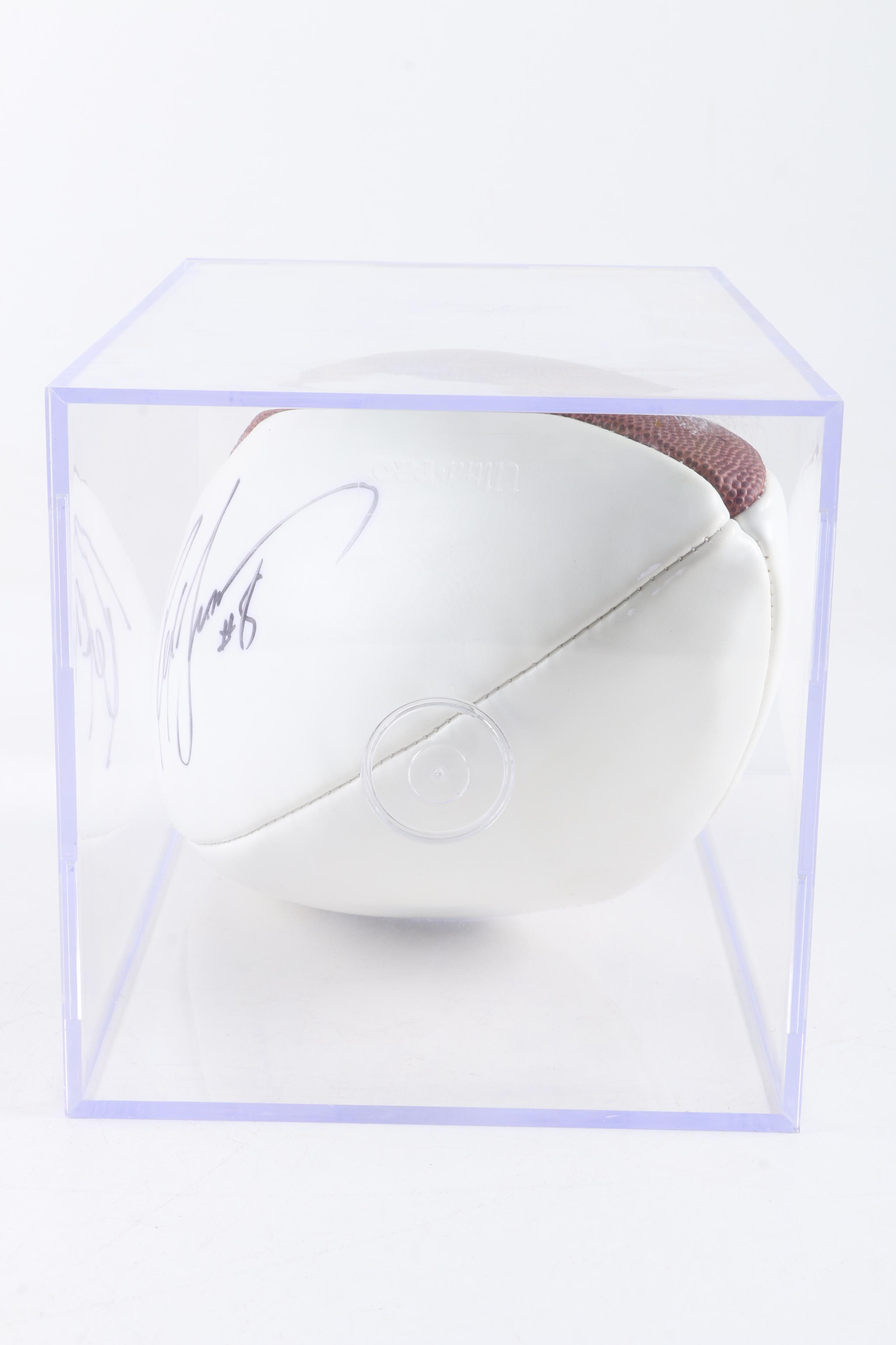 Rex Grossman Autographed Football