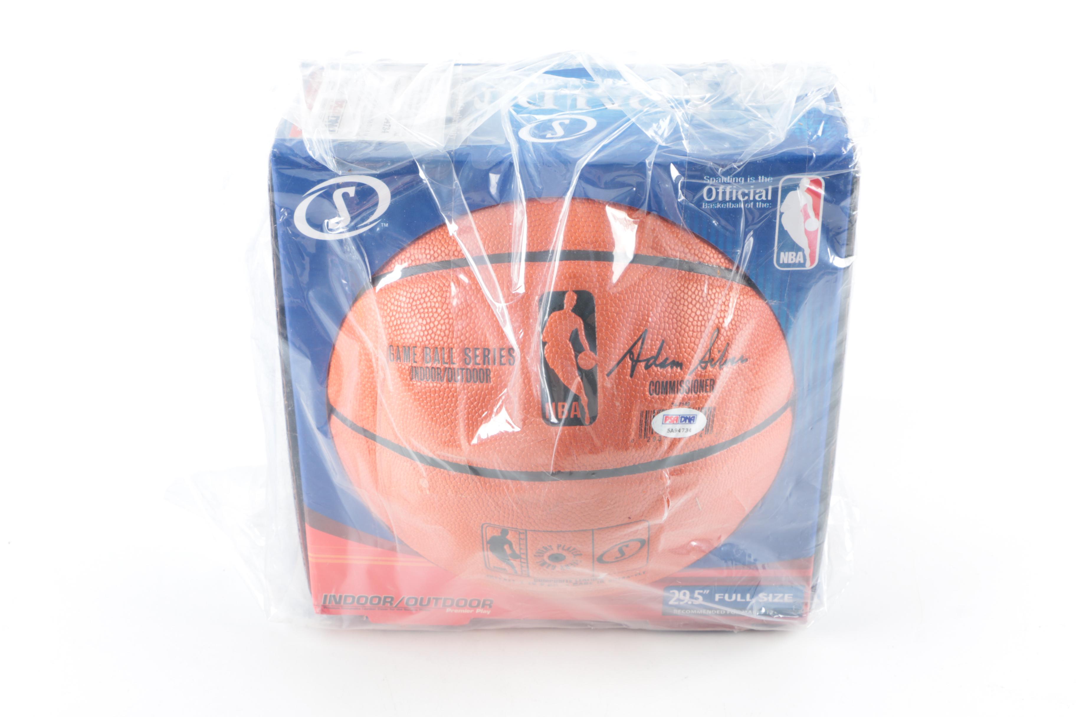 Magic Johnson Signed Basketball with COA