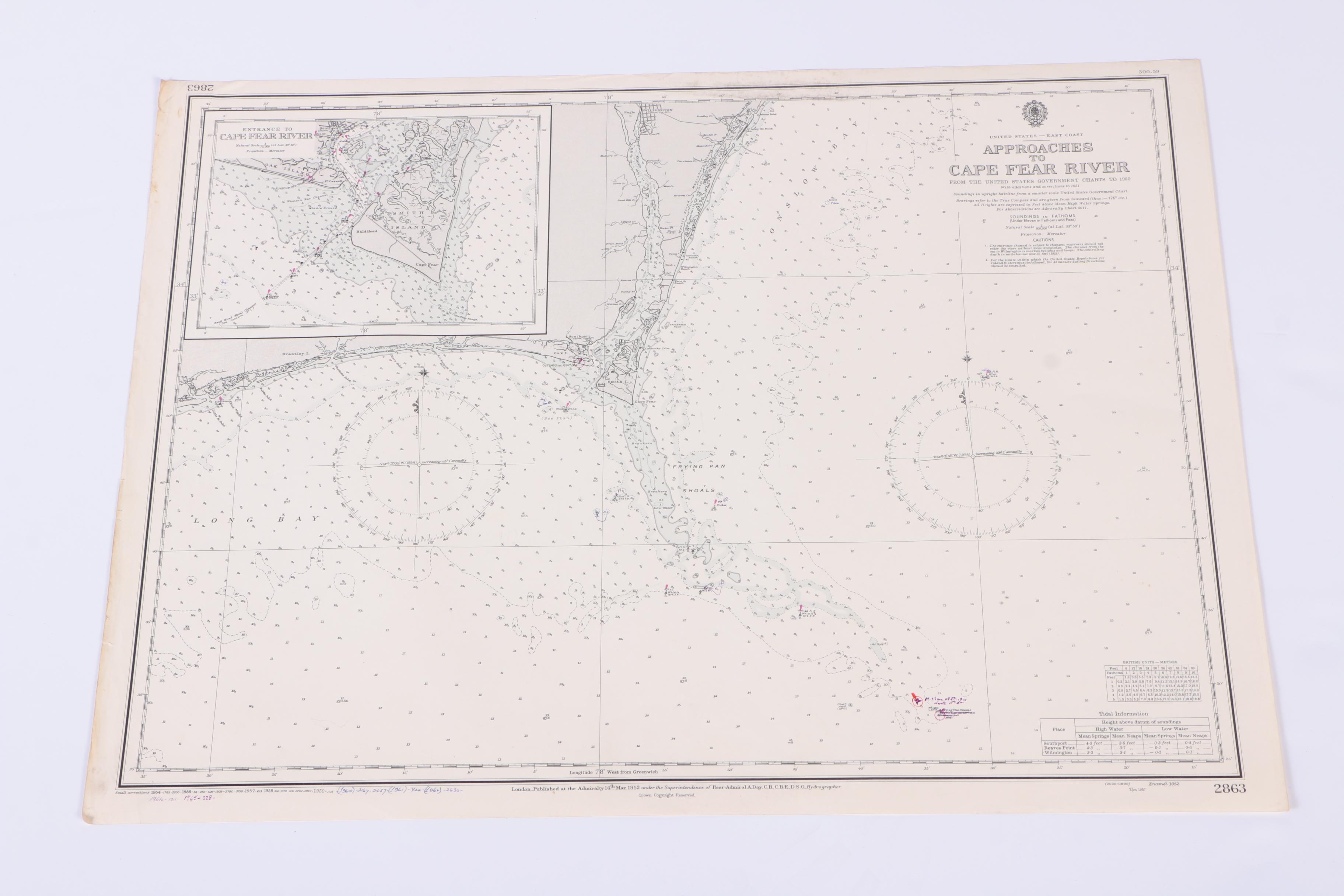 Hydrographic Maps of North American and English Waters