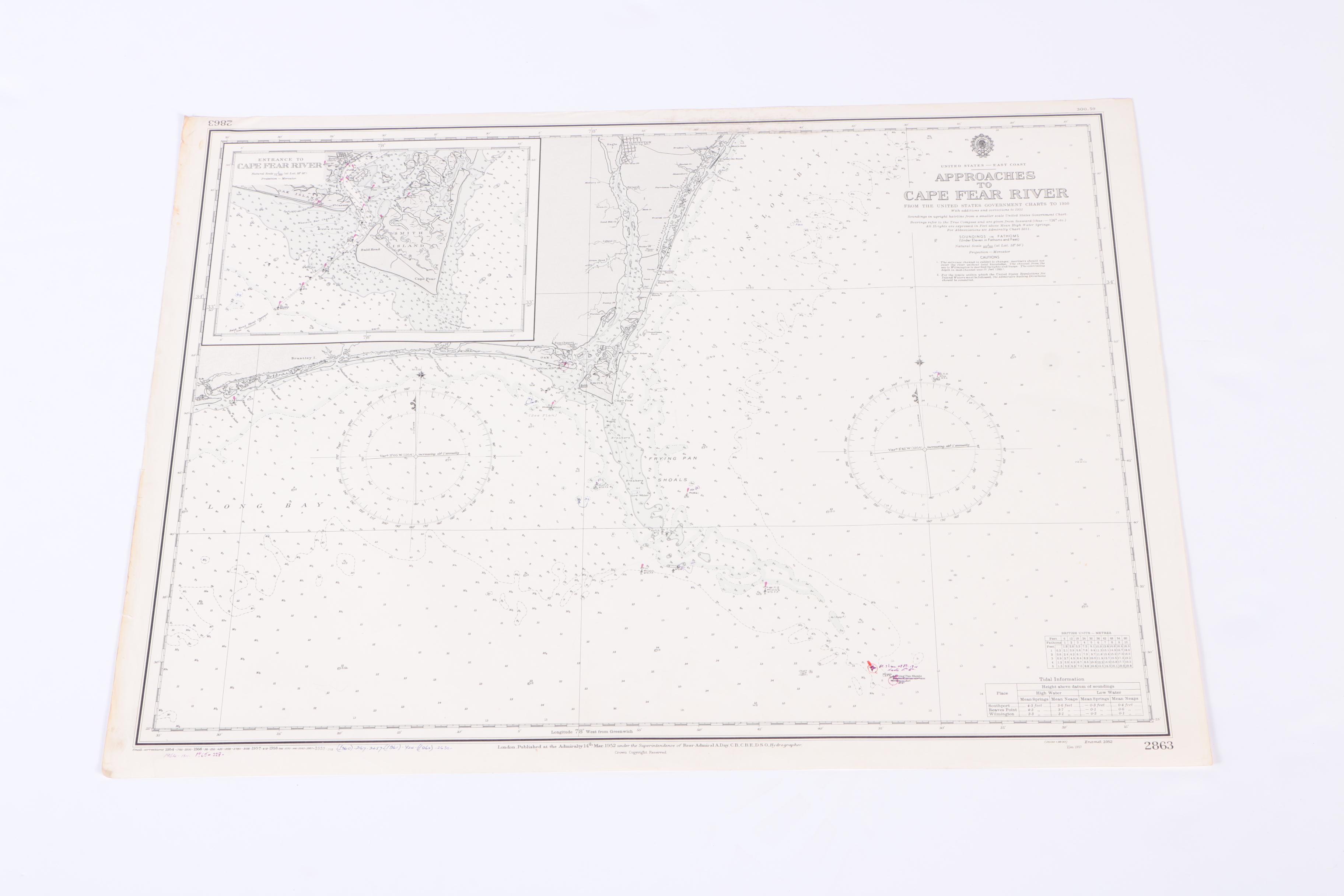 Hydrographic Maps of North American and English Waters