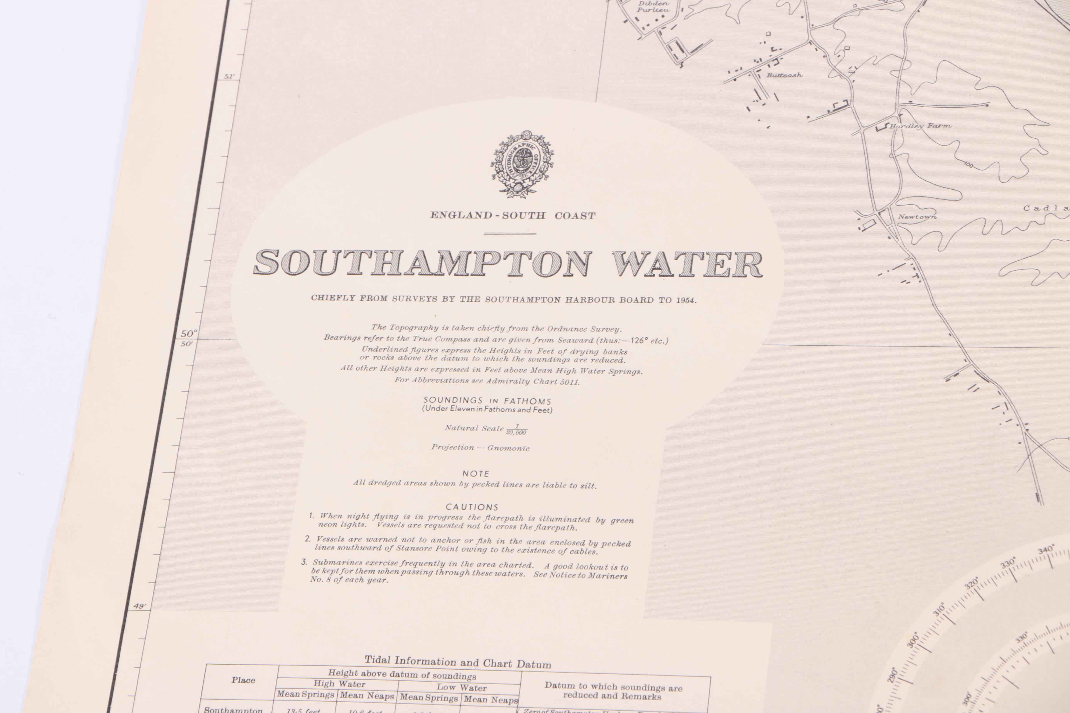 Hydrographic Maps of North American and English Waters